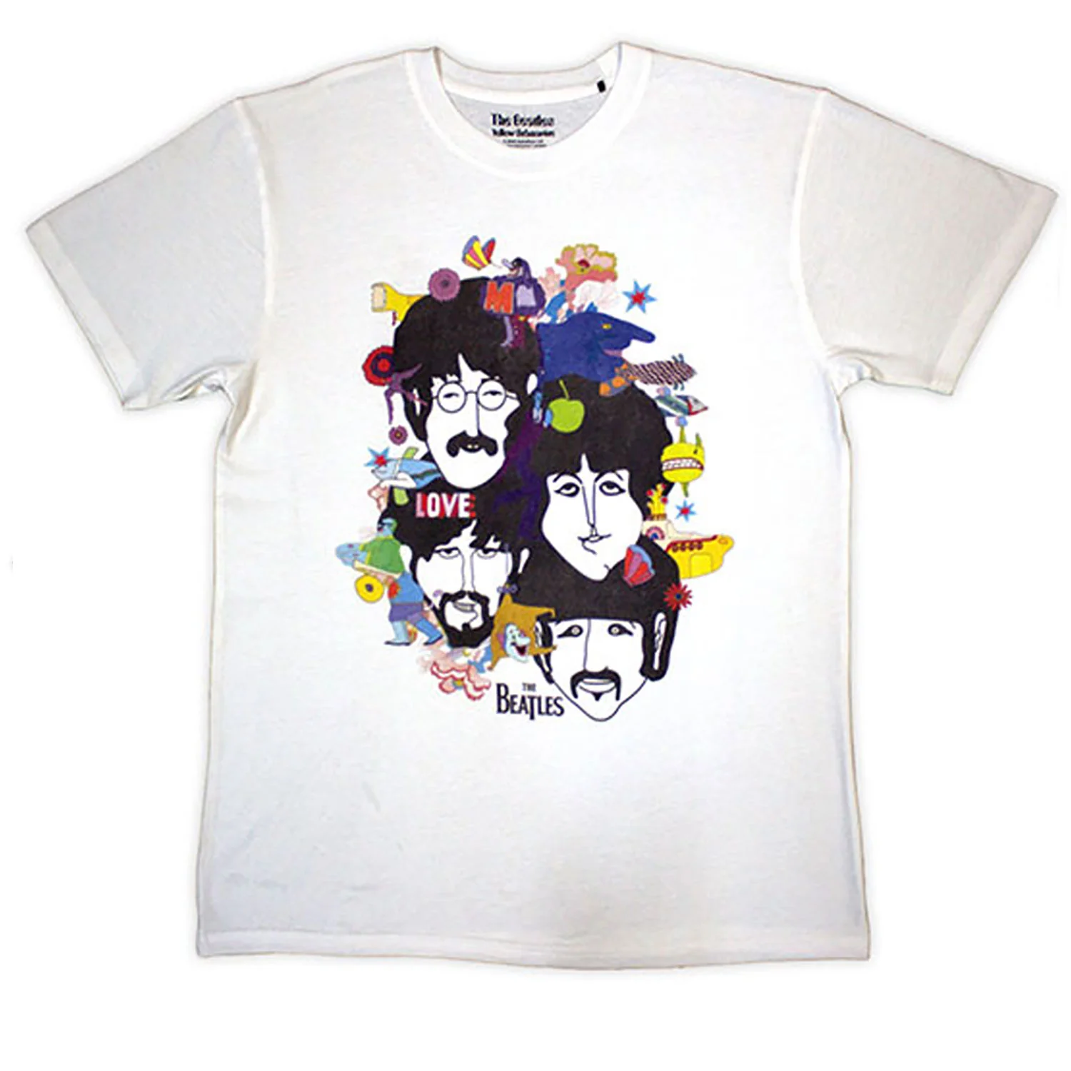 Yellow Submarine Heads Collage / Atn T-shirt