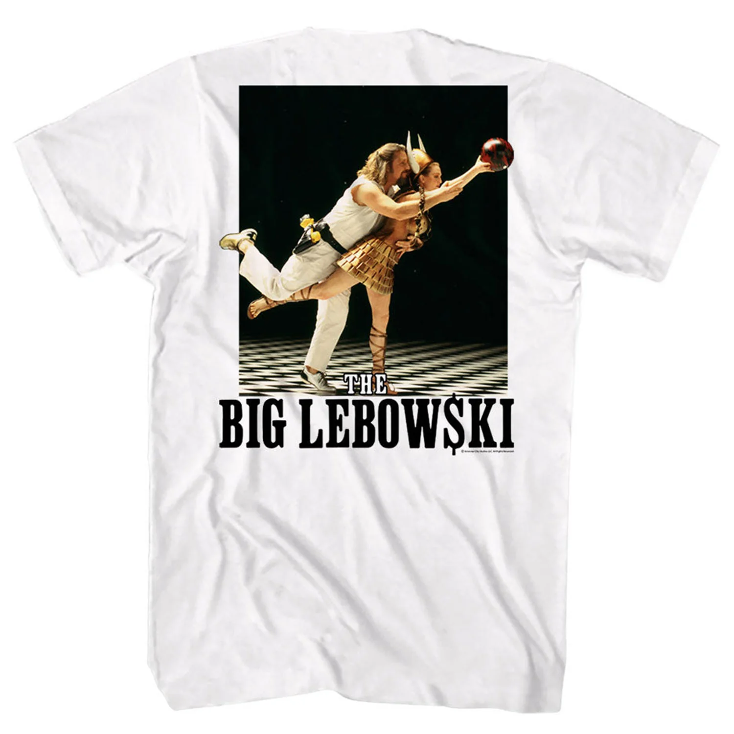 The Big Lebowski The Dude Abides F B T-shirt - Image 2