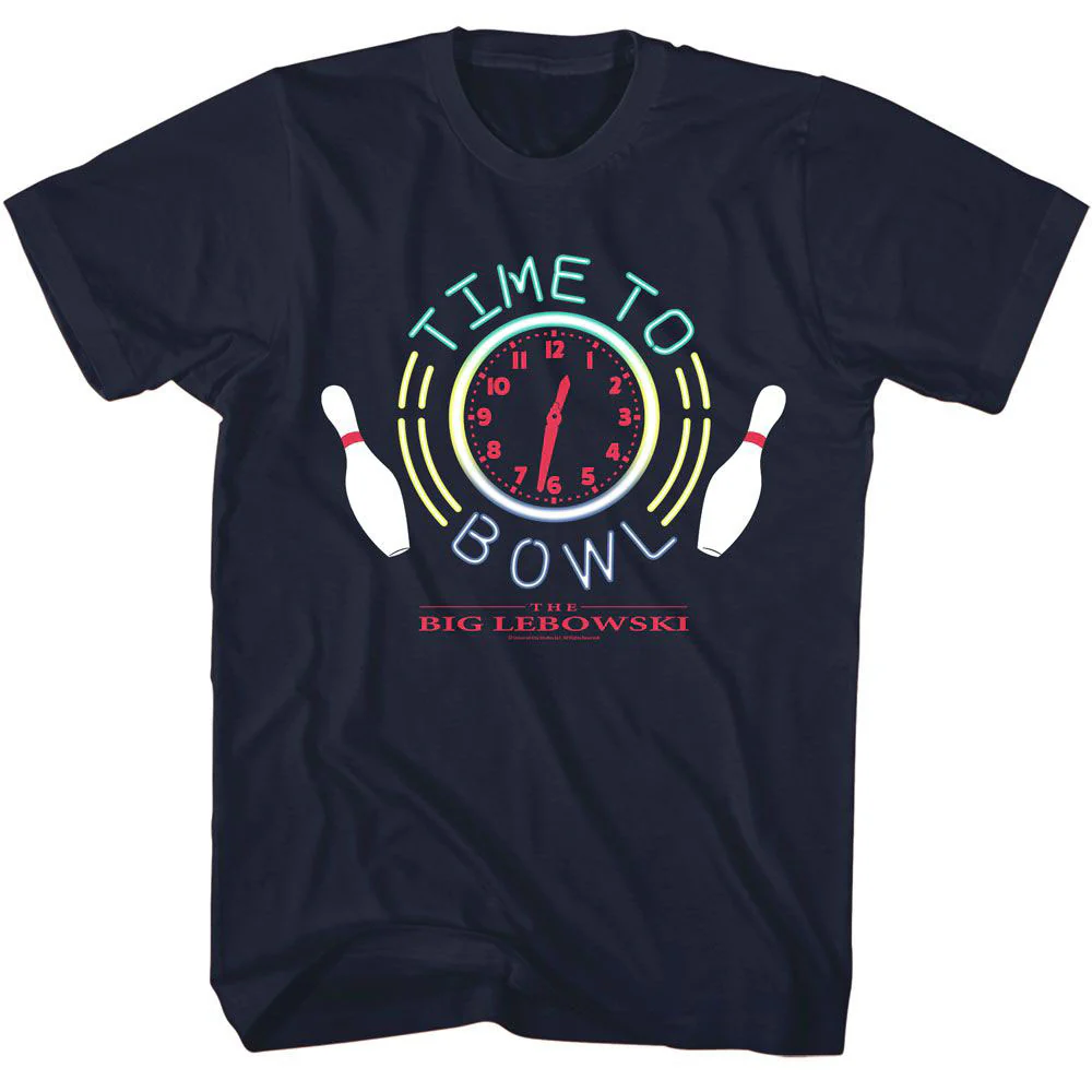 The Big Lebowski Time To Bowl T-shirt