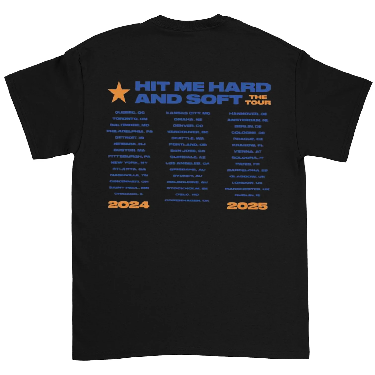 Hit Me Hard And Soft Star Tour On Recycled Ecomax T-shirt - Image 2