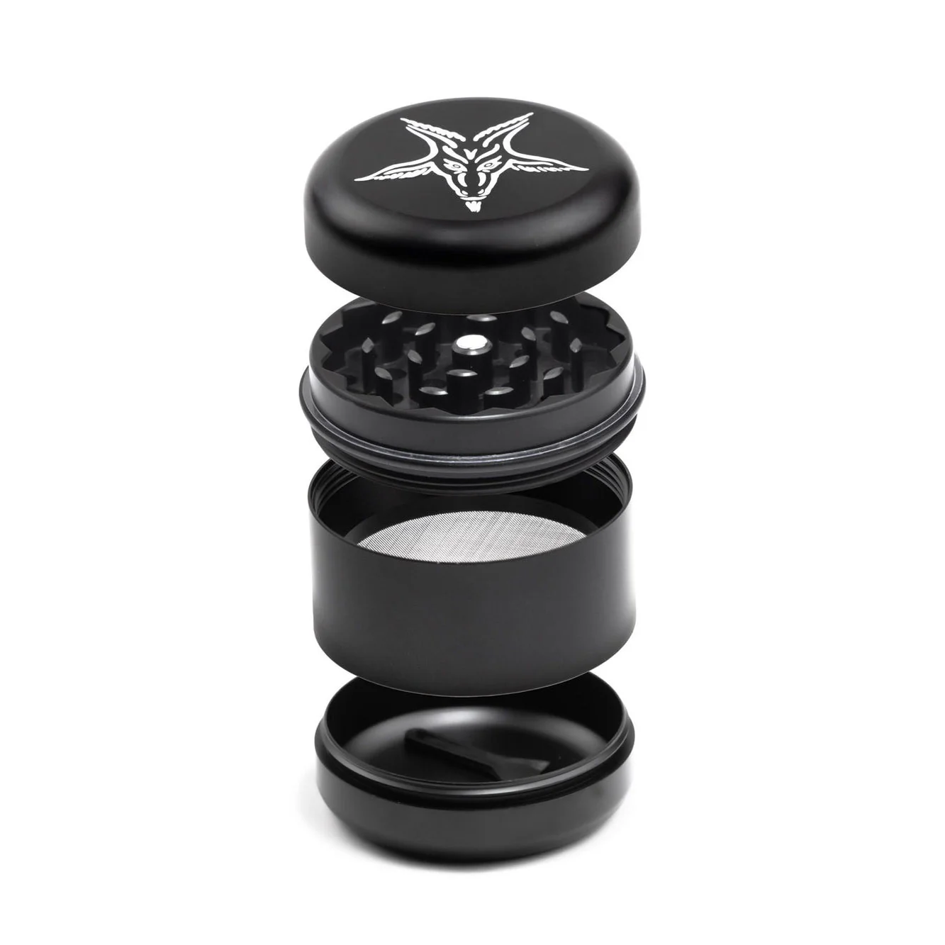 Blackcraft Baphomet 2" 4 Piece Grinder Grinder - Image 3