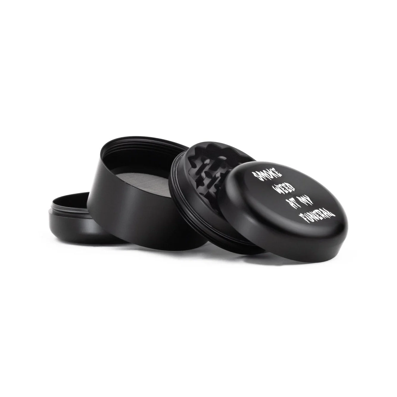 Blackcraft Smoke W**D At My Funeral 2" 4 Piece Grinder Grinder - Image 2