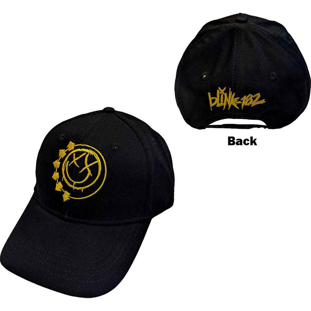 Yellow Six Arrow Smile Baseball Cap