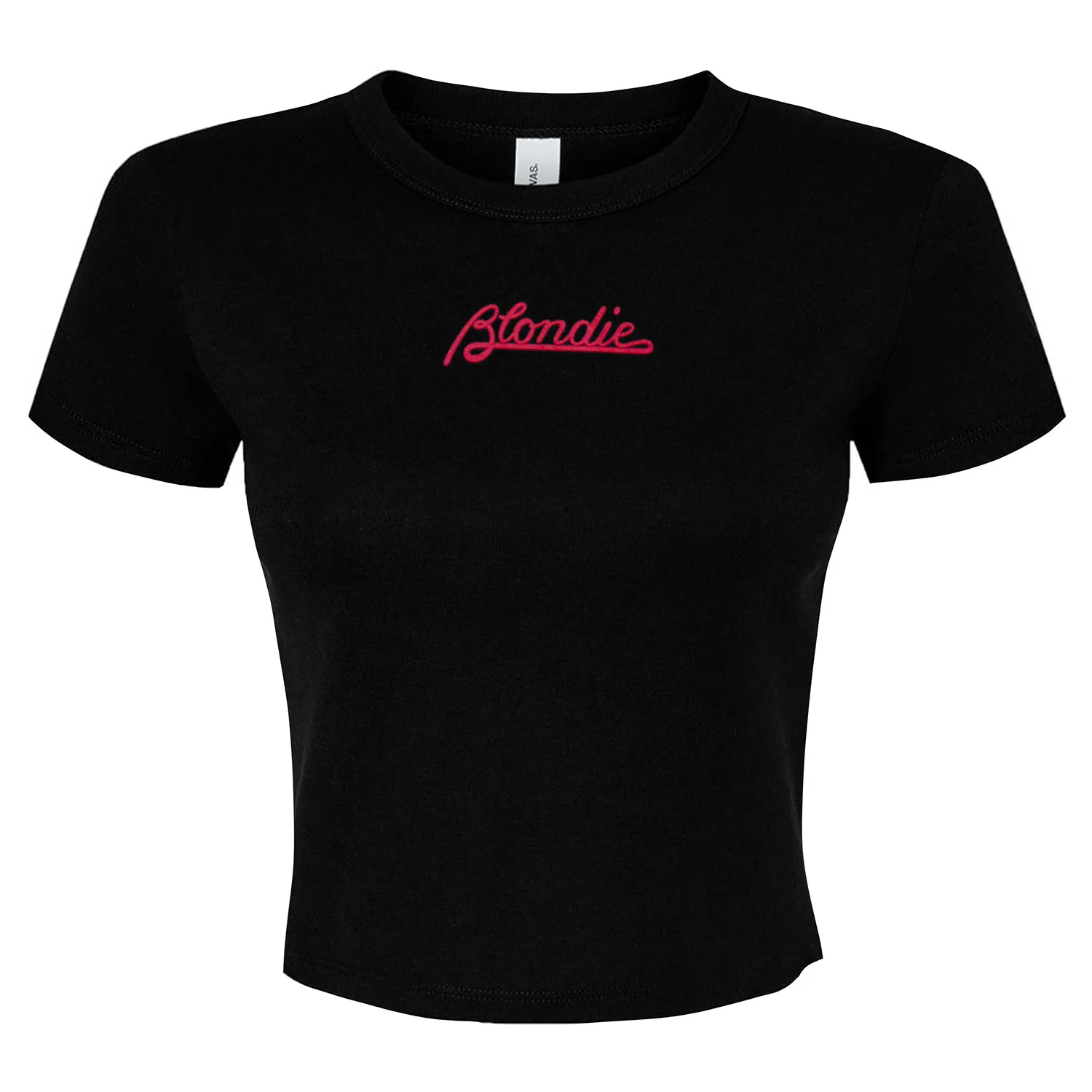 Red Underlined Logo Babydoll Junior Top
