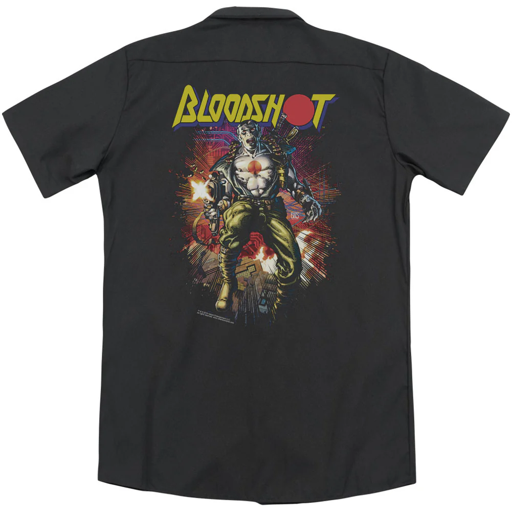 Vintage Bloodshot(Back Print) Workshirt - Image 2