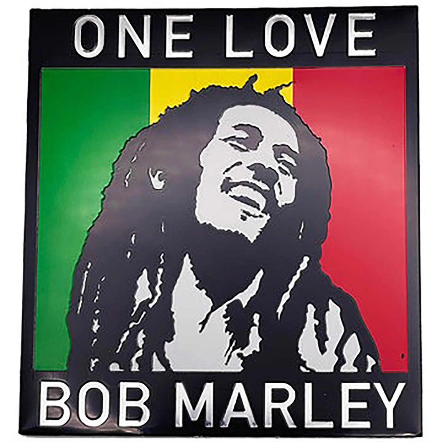 One Love Metal Sticker