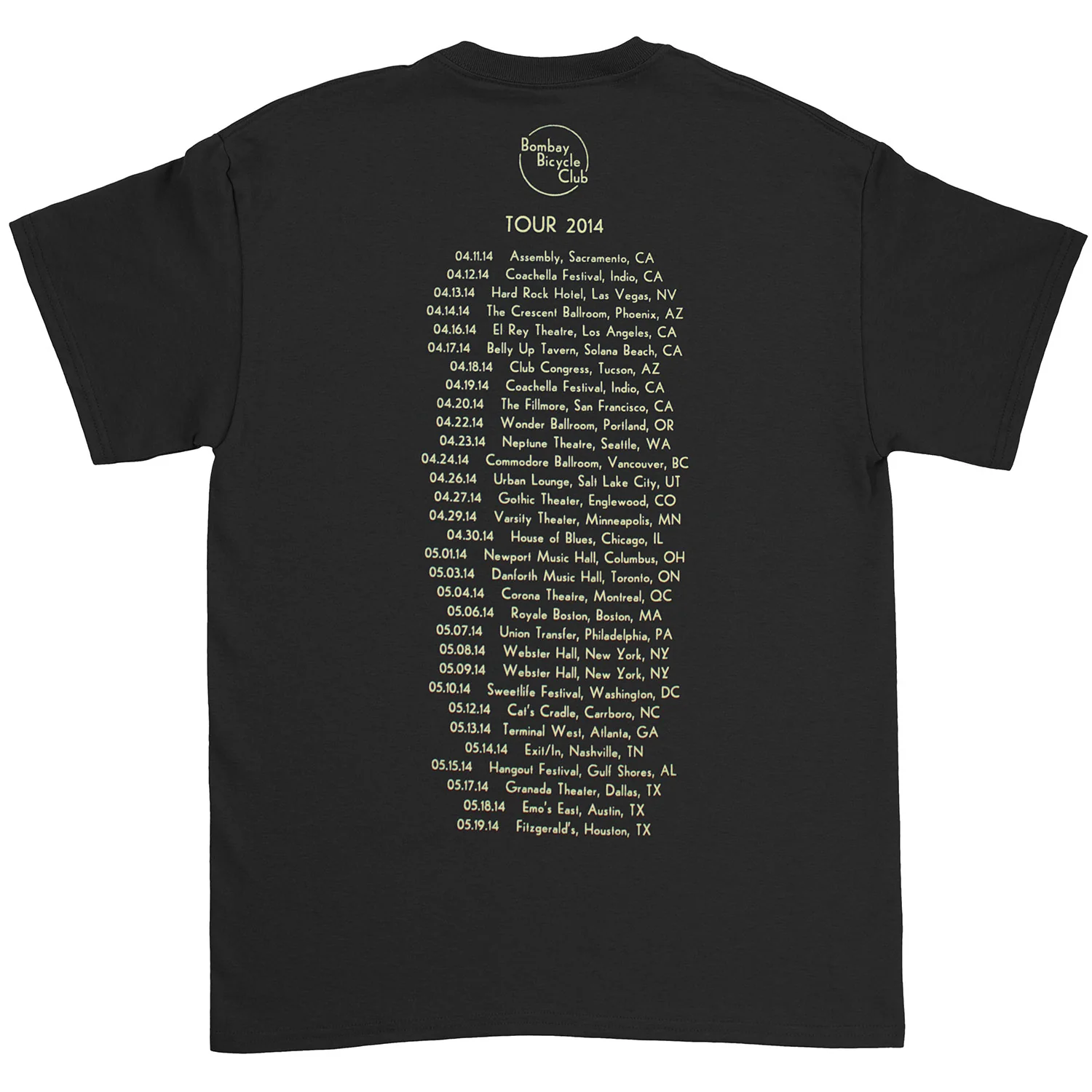 so long, see you tomorrow 2014 USA Tour T-shirt Tall - Image 2