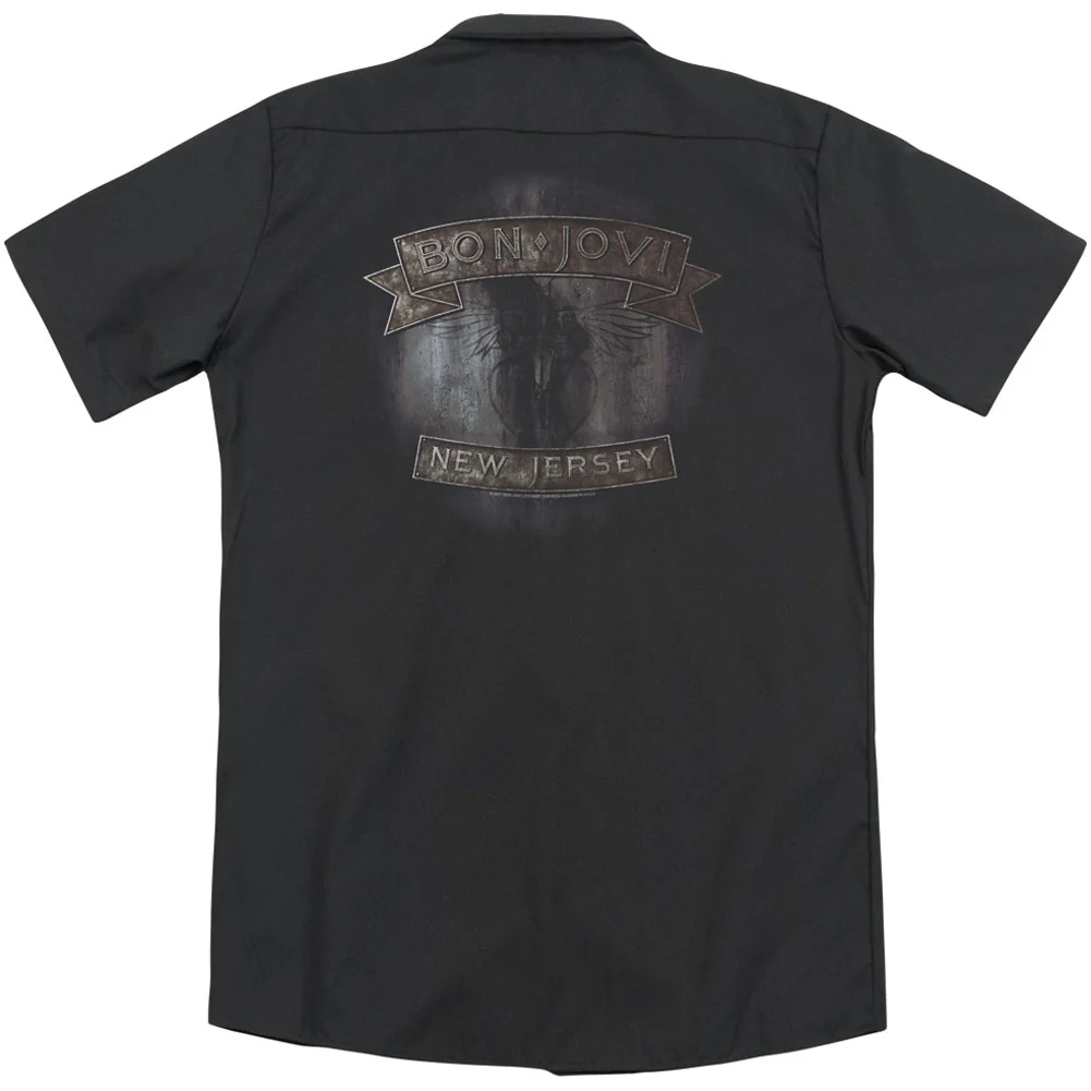New Jersey (Back Print) Work Shirt - Image 2