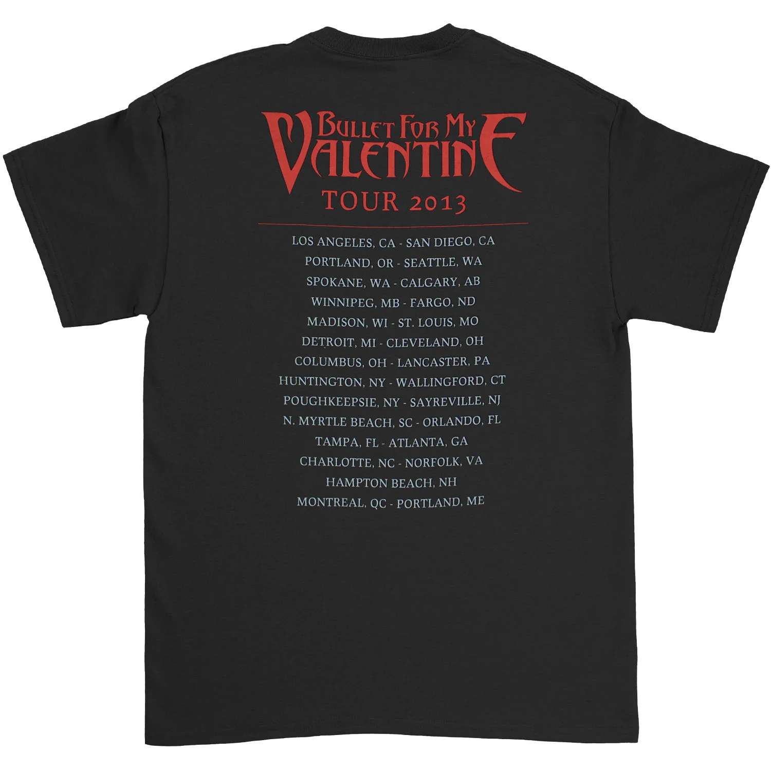 Temper Temper Tour 2013 T-shirt - Image 2