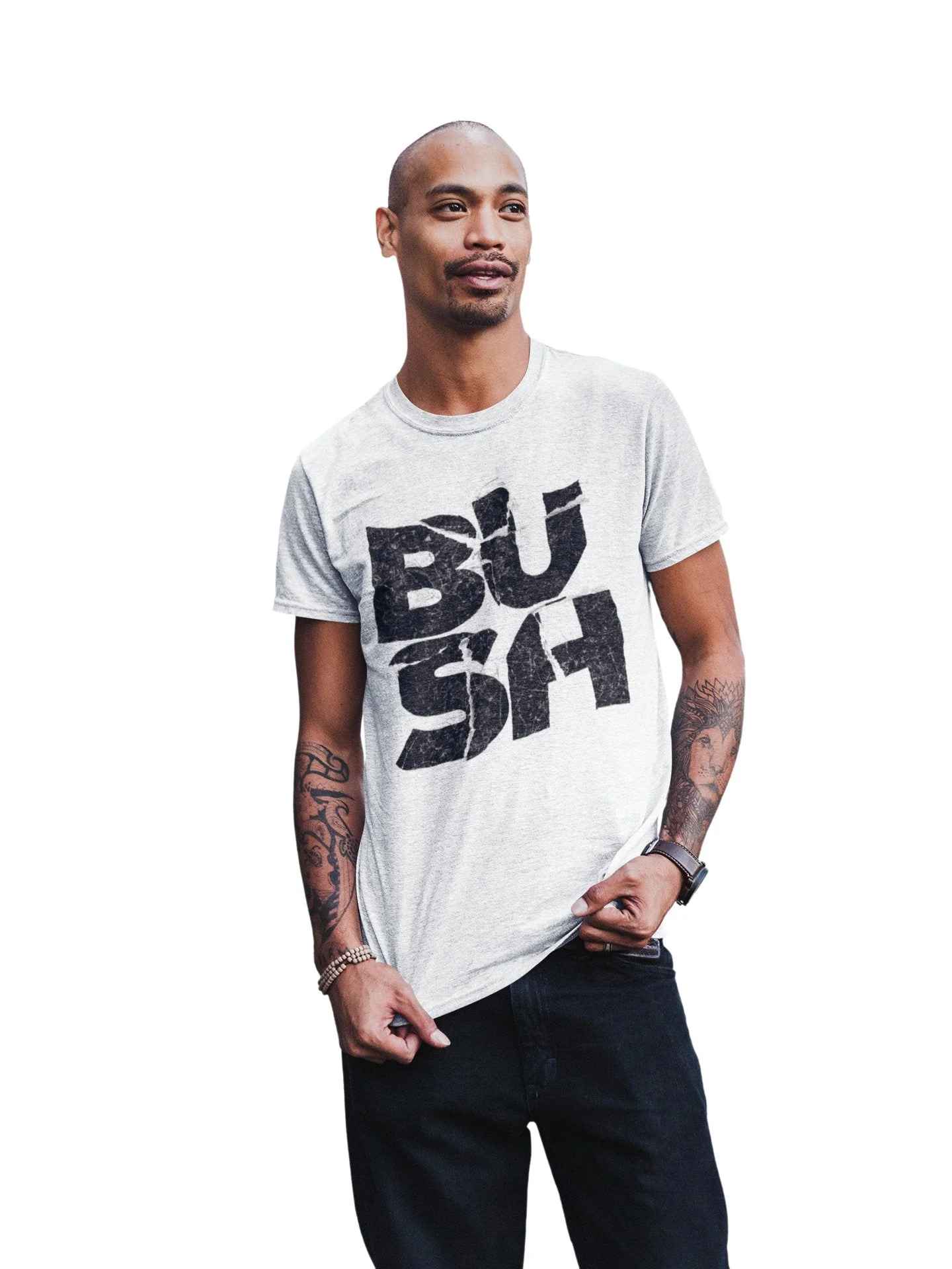 Bush - Stacked Logo Jumbo Print T-Shirt - Image 2