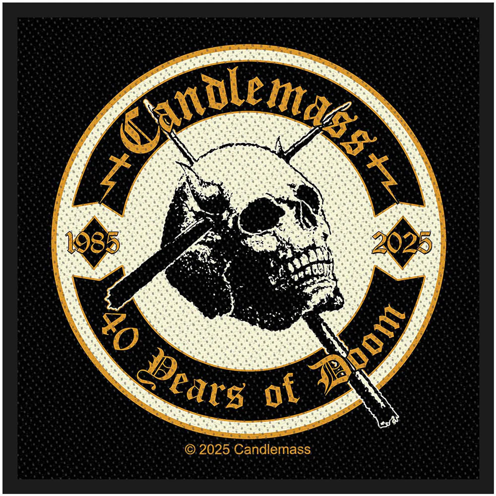 40 Years Of Doom Woven Patch