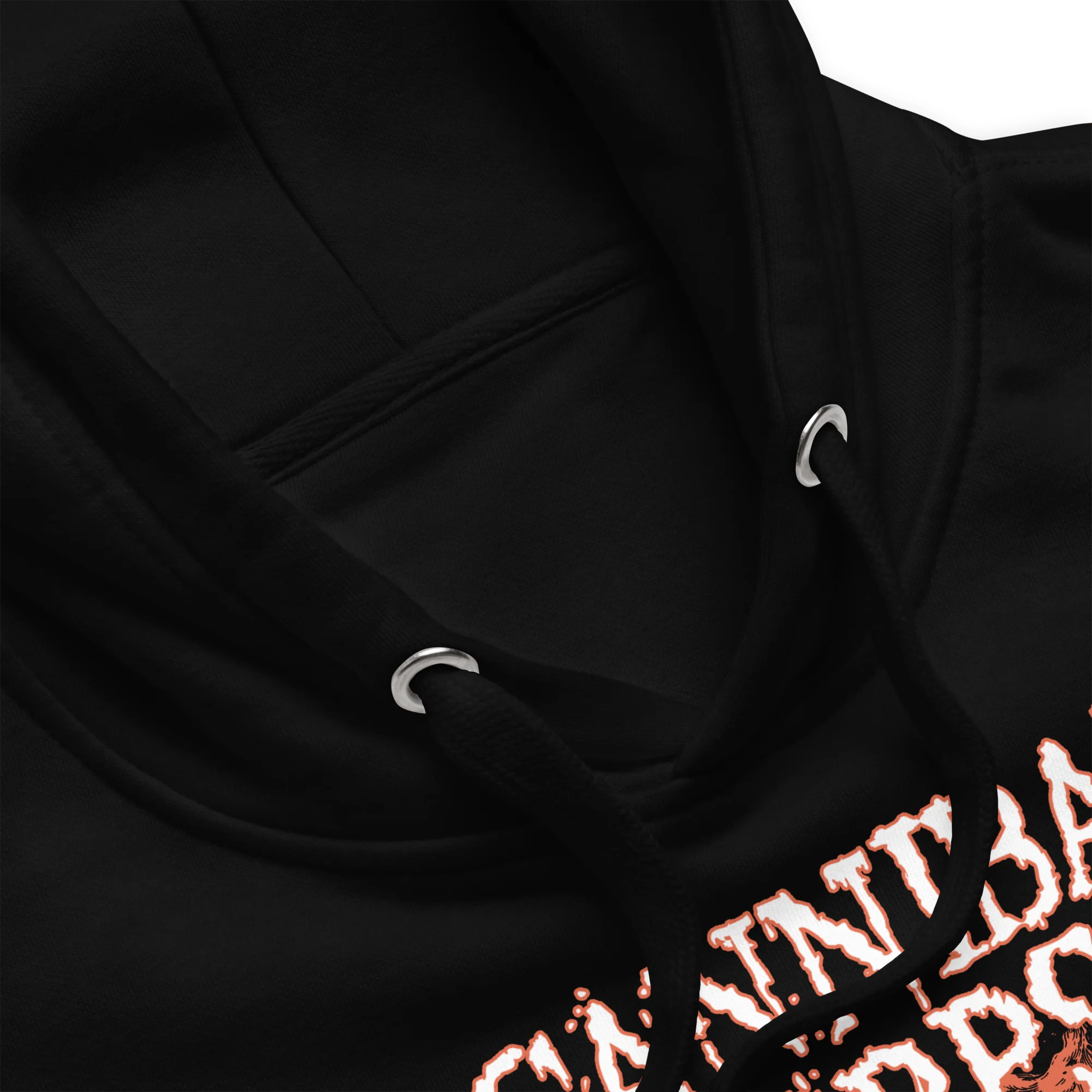 Cannibal Corpse - White Drip Logo Hoodie - Image 3