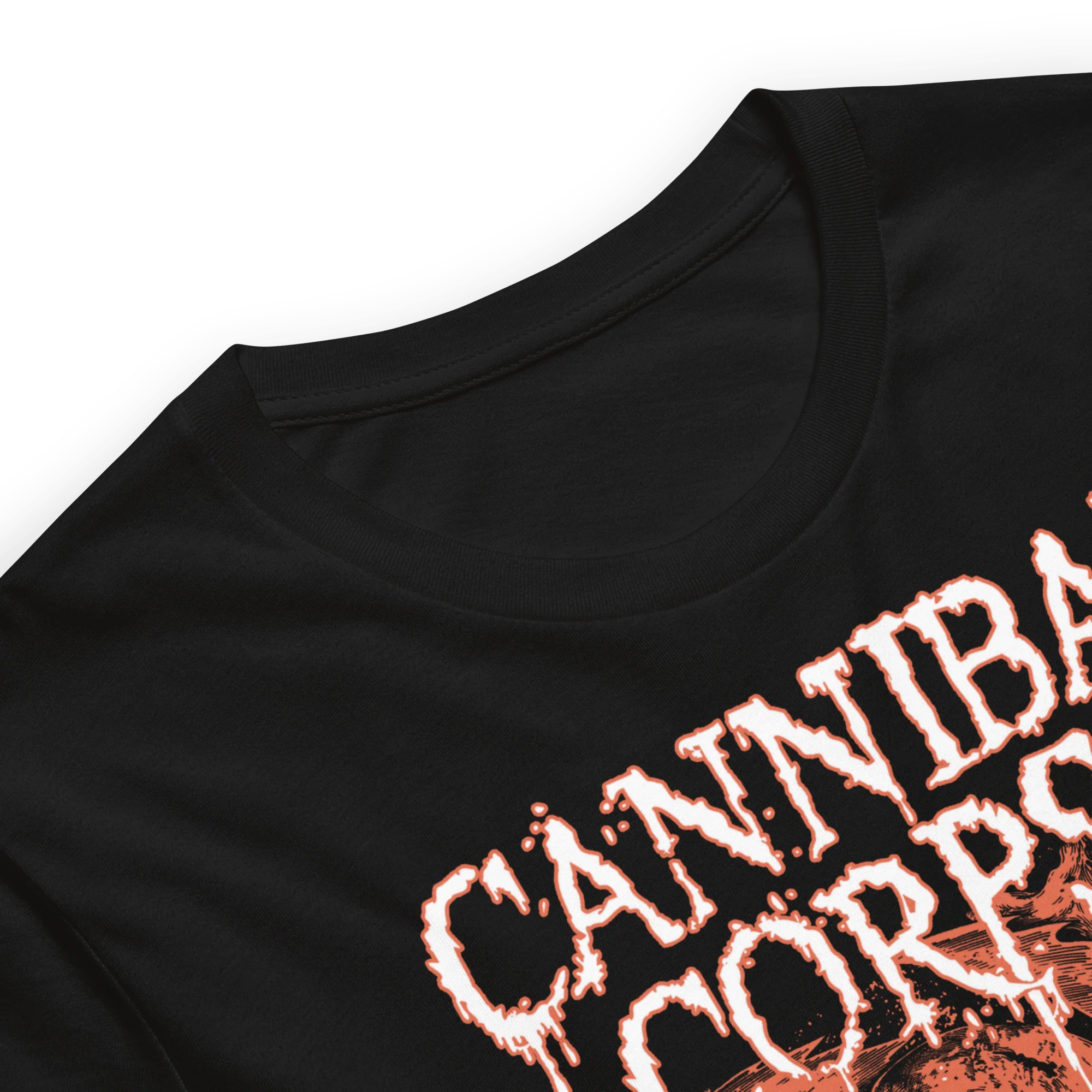 Cannibal Corpse - White Drip Logo T-Shirt - Image 3