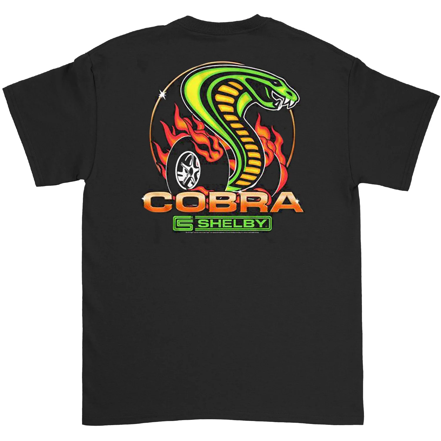 Shelby Dragon Snake Front And Back T-shirt - Image 2
