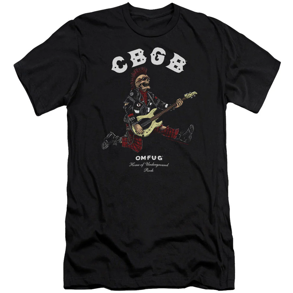 Skull Jump Adult Slim Fit Slim Fit T-shirt