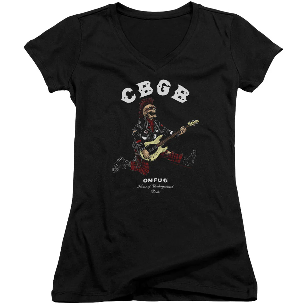 Skull Jump V-Neck Junior Top