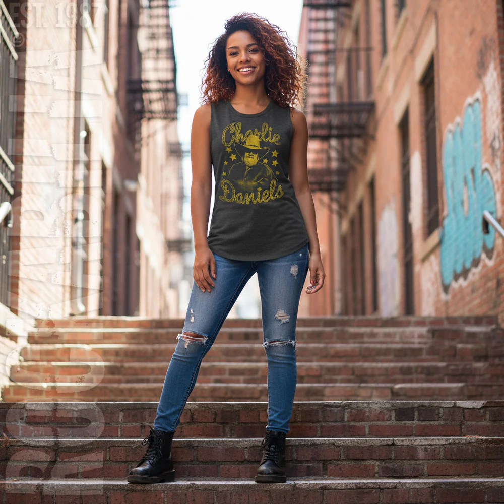 Cdb And Stars Womens Tank - Image 2