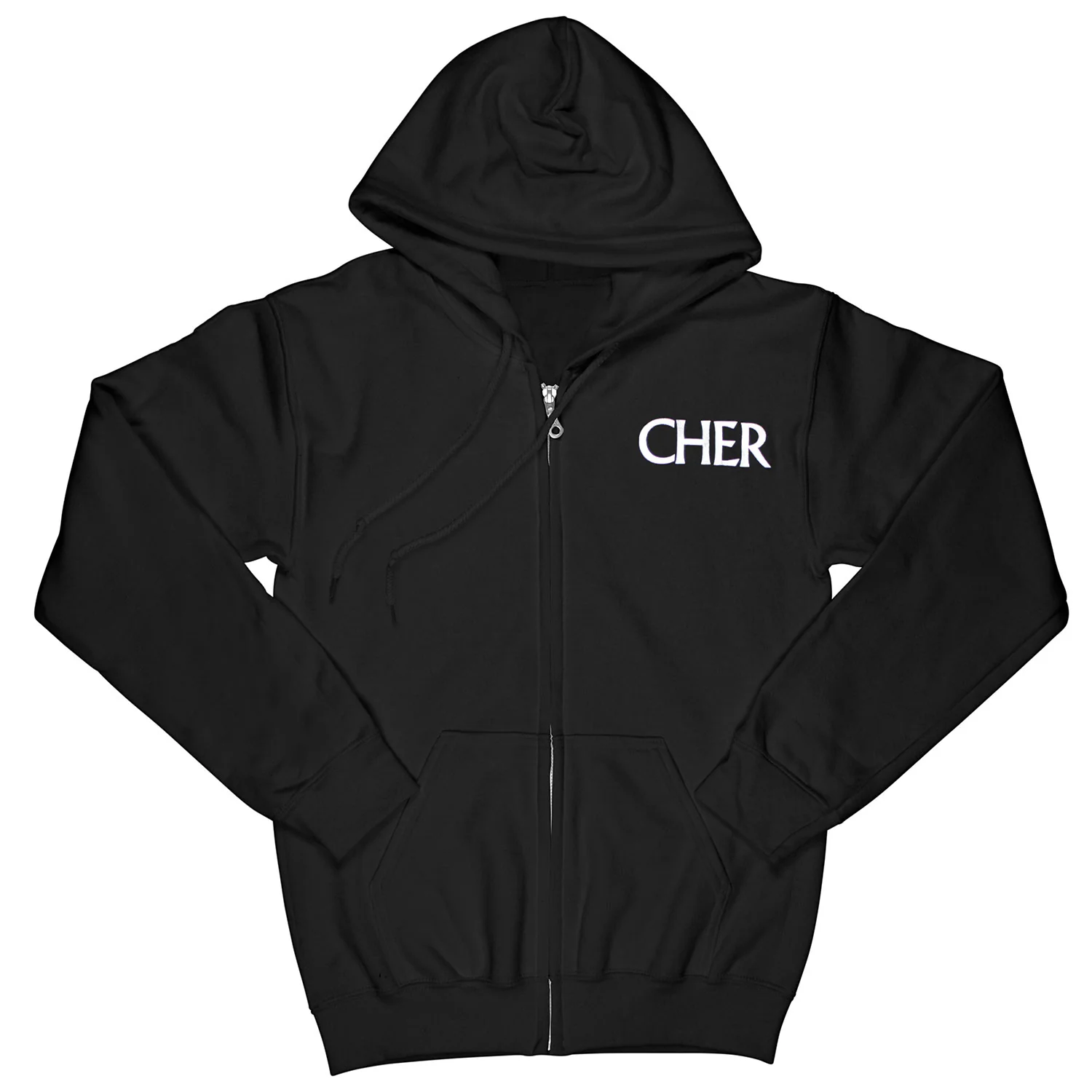 Classic Cher 2017 Residency At Park Theater Zippered Hooded Sweatshirt