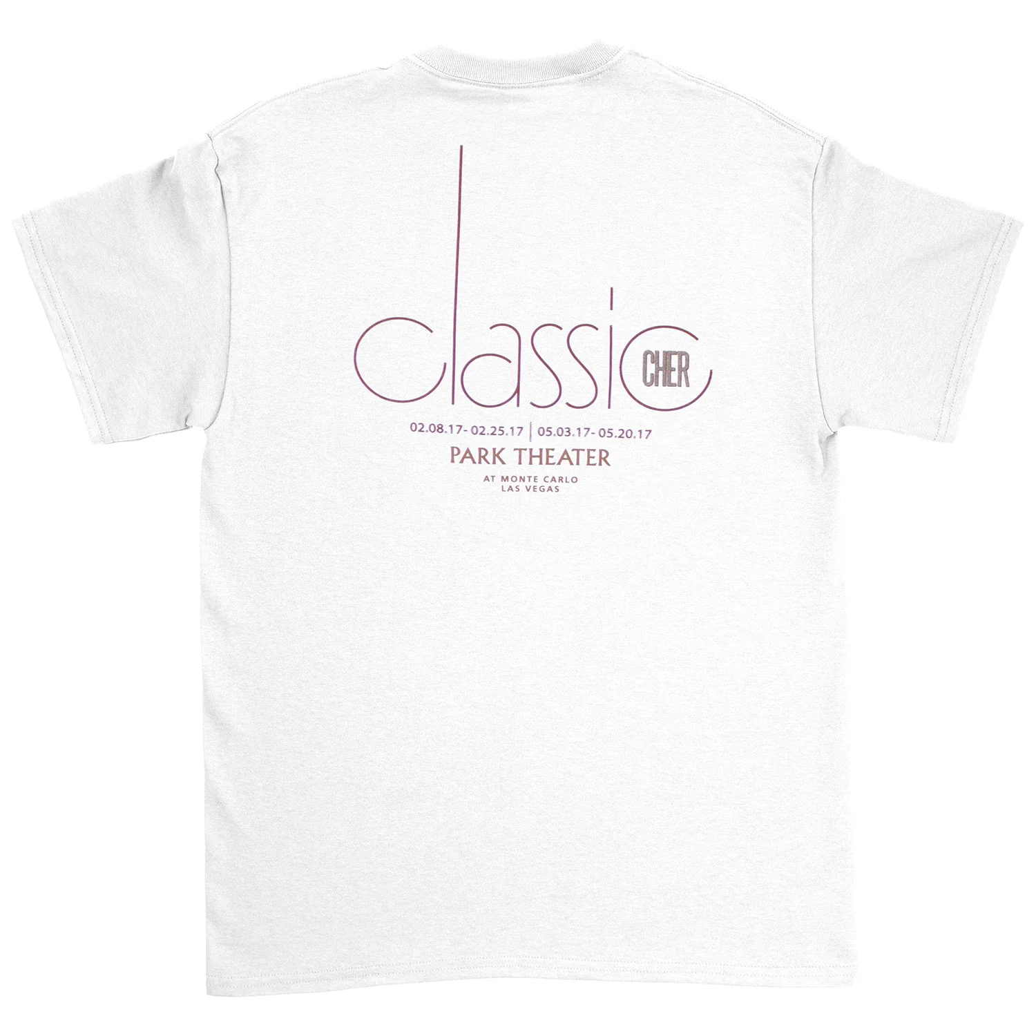 Classic Park Theater Shows Las Vegas 2017 T-shirt - Image 2