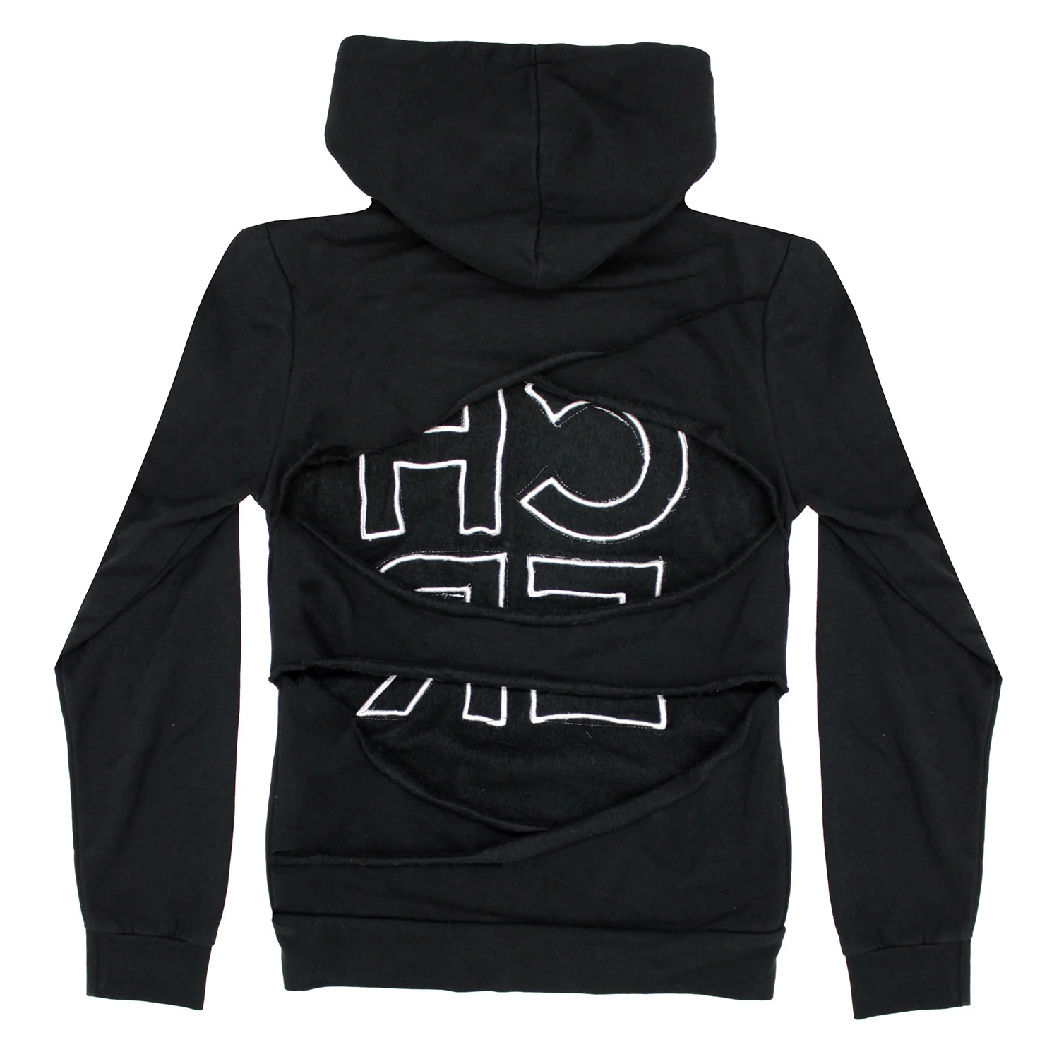 Pink Lace Girls Jr Hooded Sweatshirt - Image 2