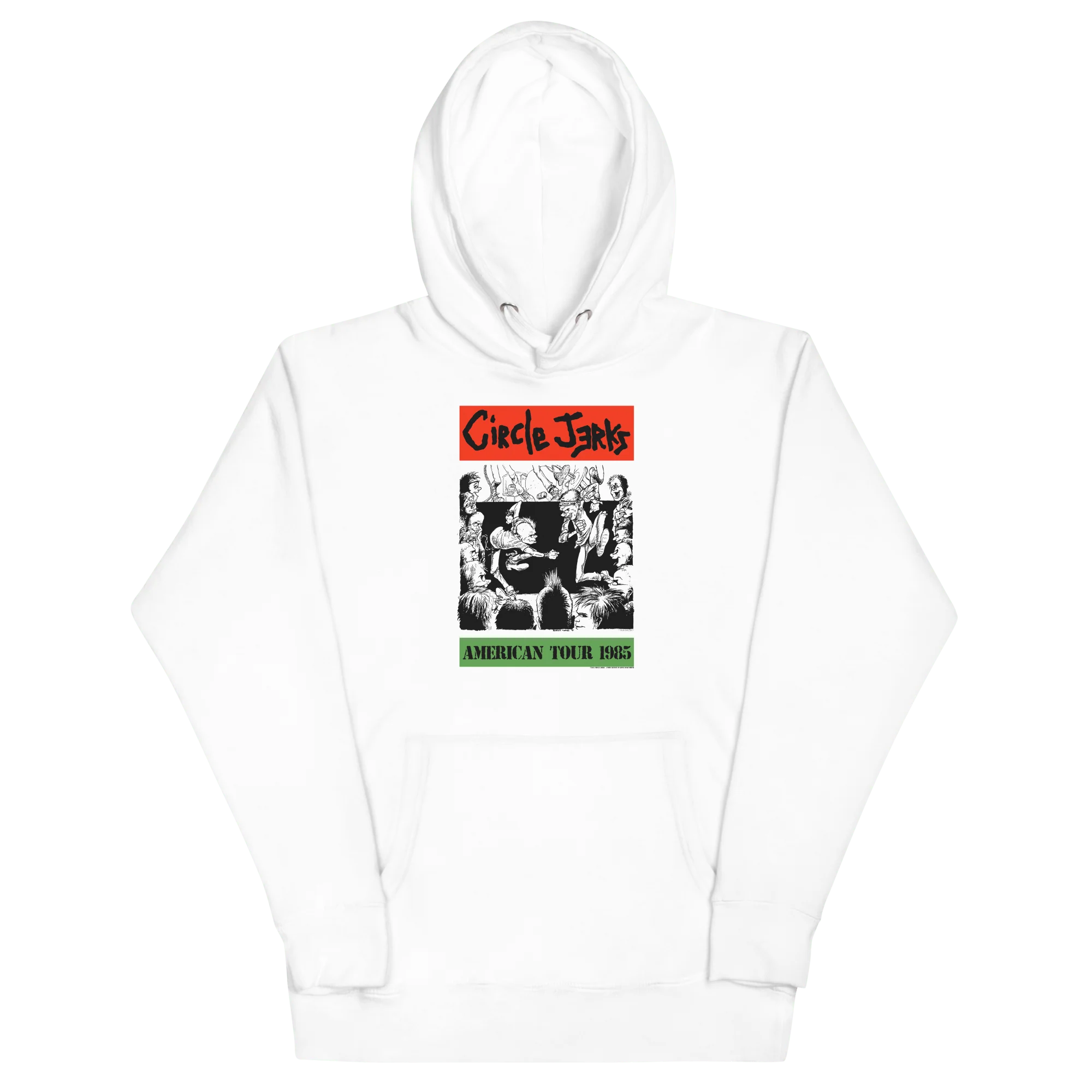Circle Jerks - 1985 American Tour Vintage Hoodie - Image 2