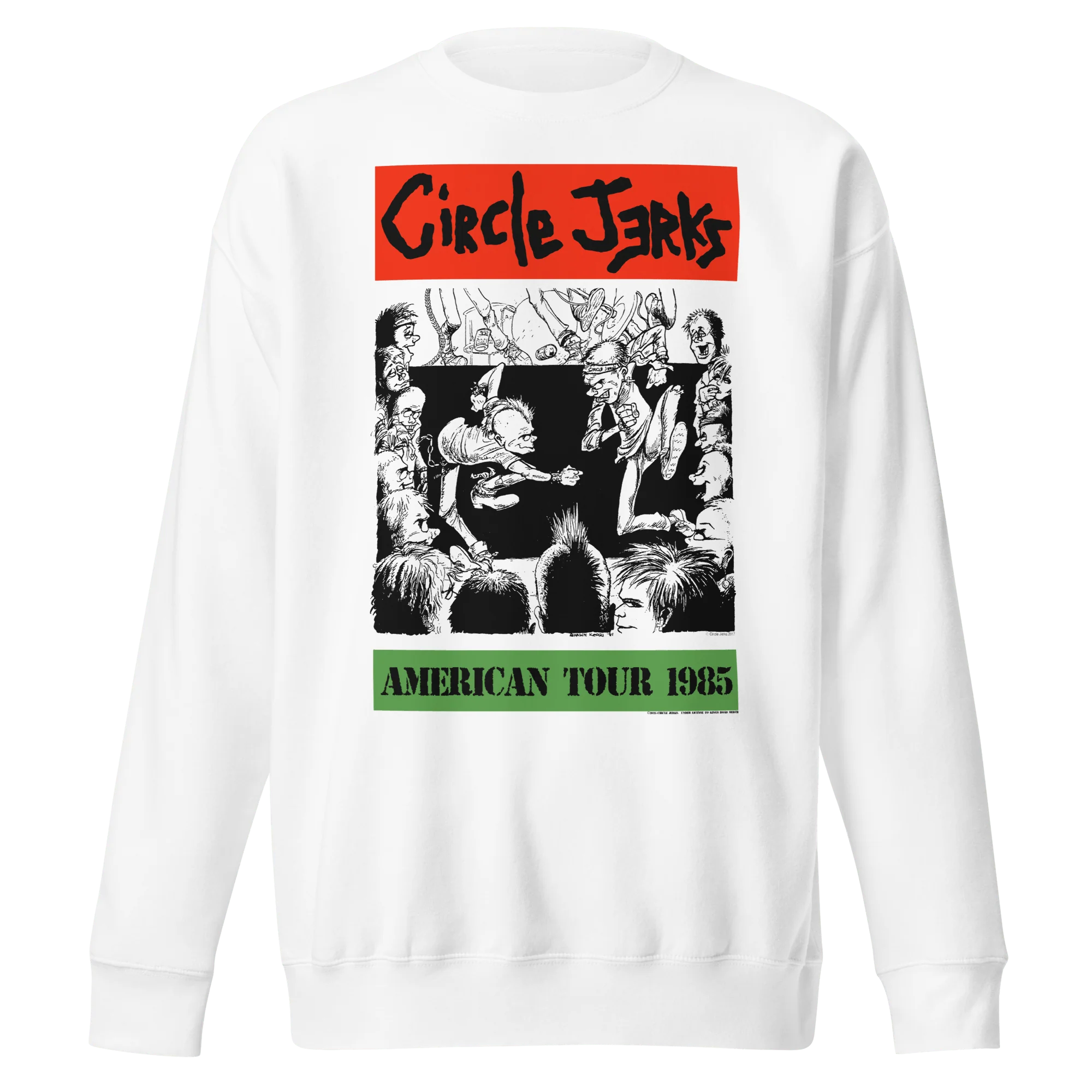 Circle Jerks - 1985 American Tour Vintage Sweatshirt