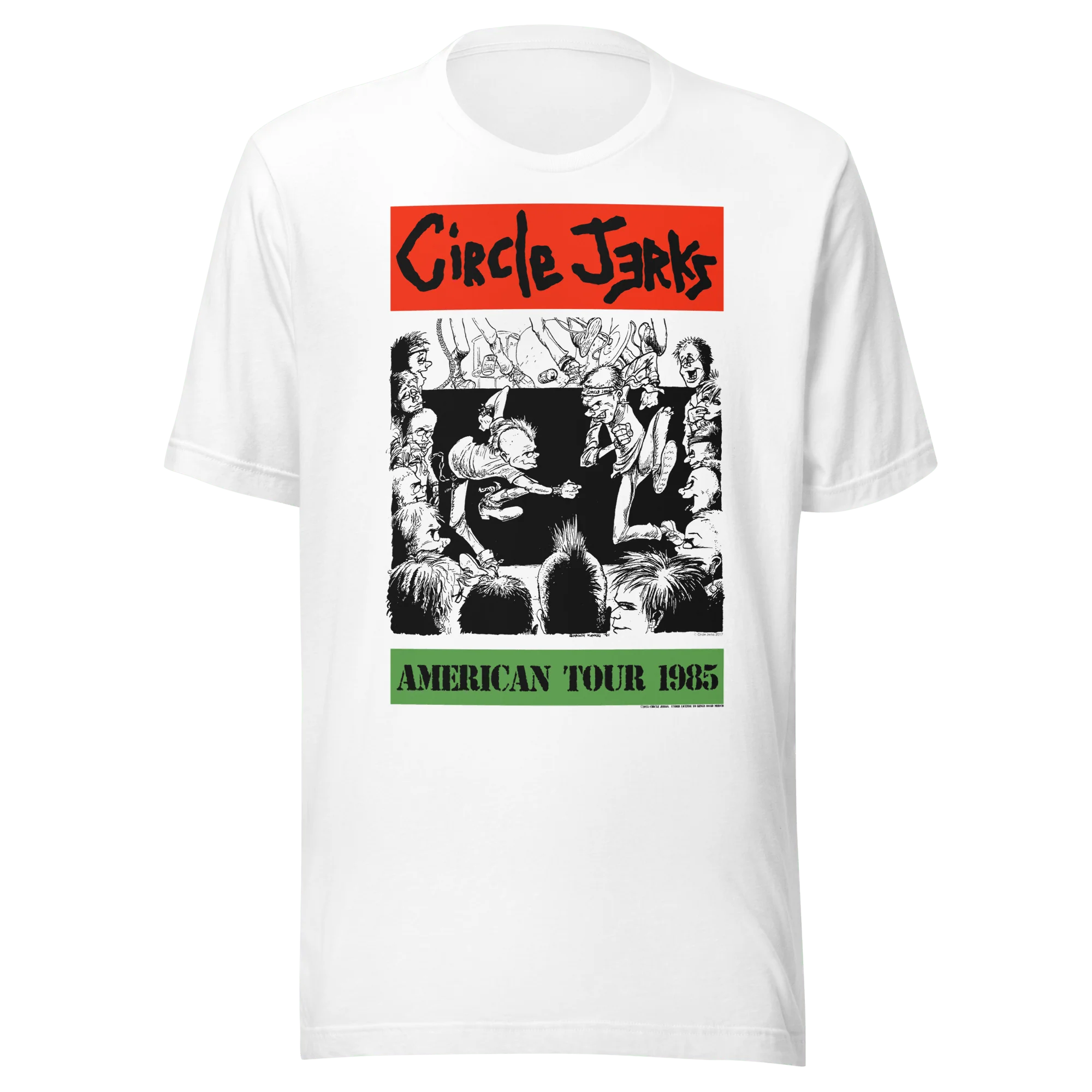 Circle Jerks - 1985 American Tour Vintage T-Shirt