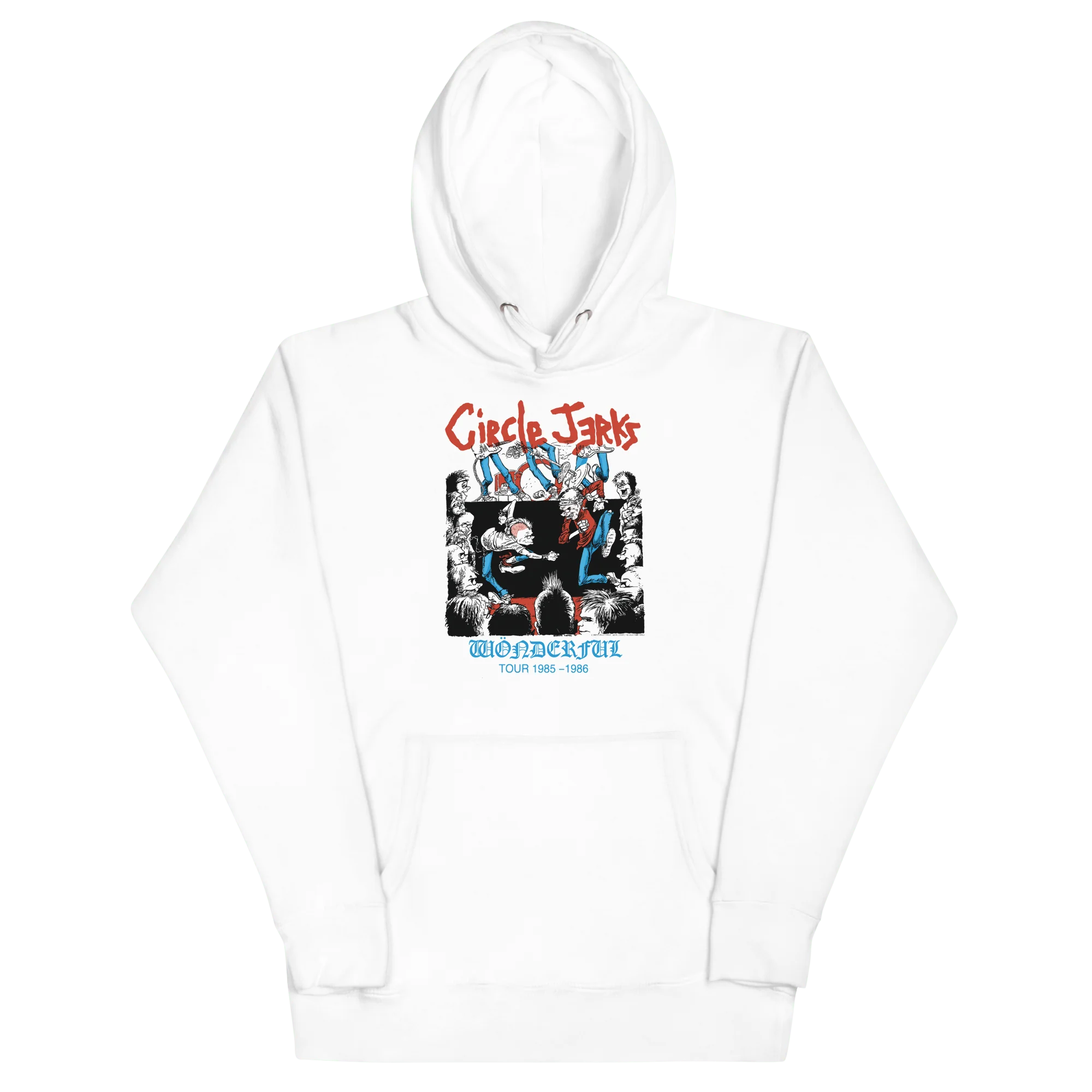 Circle Jerks - 1986 Wonderful Tour Vintage Hoodie