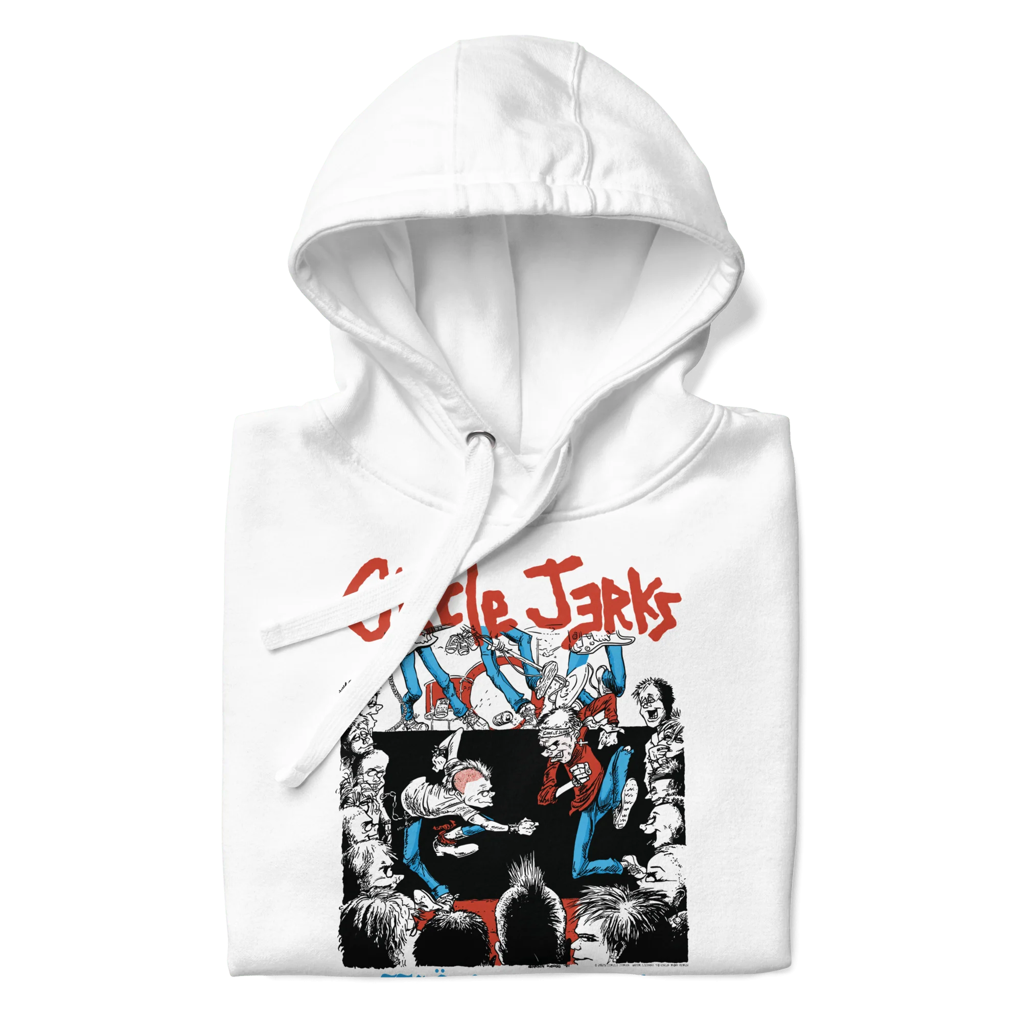 Circle Jerks - 1986 Wonderful Tour Vintage Hoodie - Image 2