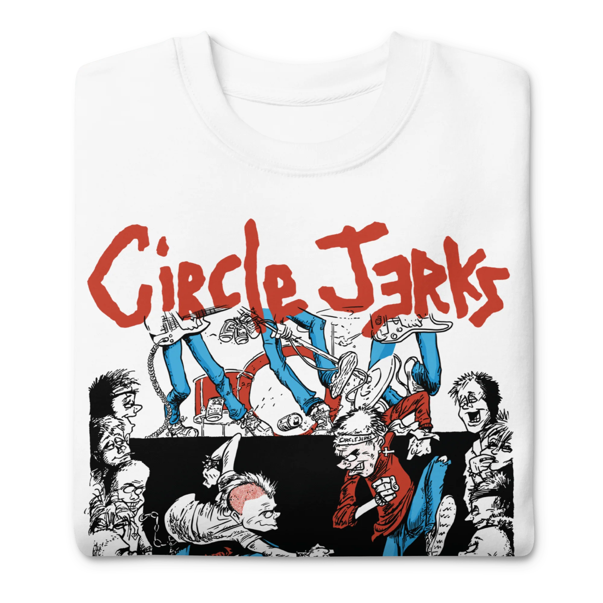 Circle Jerks - 1986 Wonderful Tour Vintage Sweatshirt - Image 2