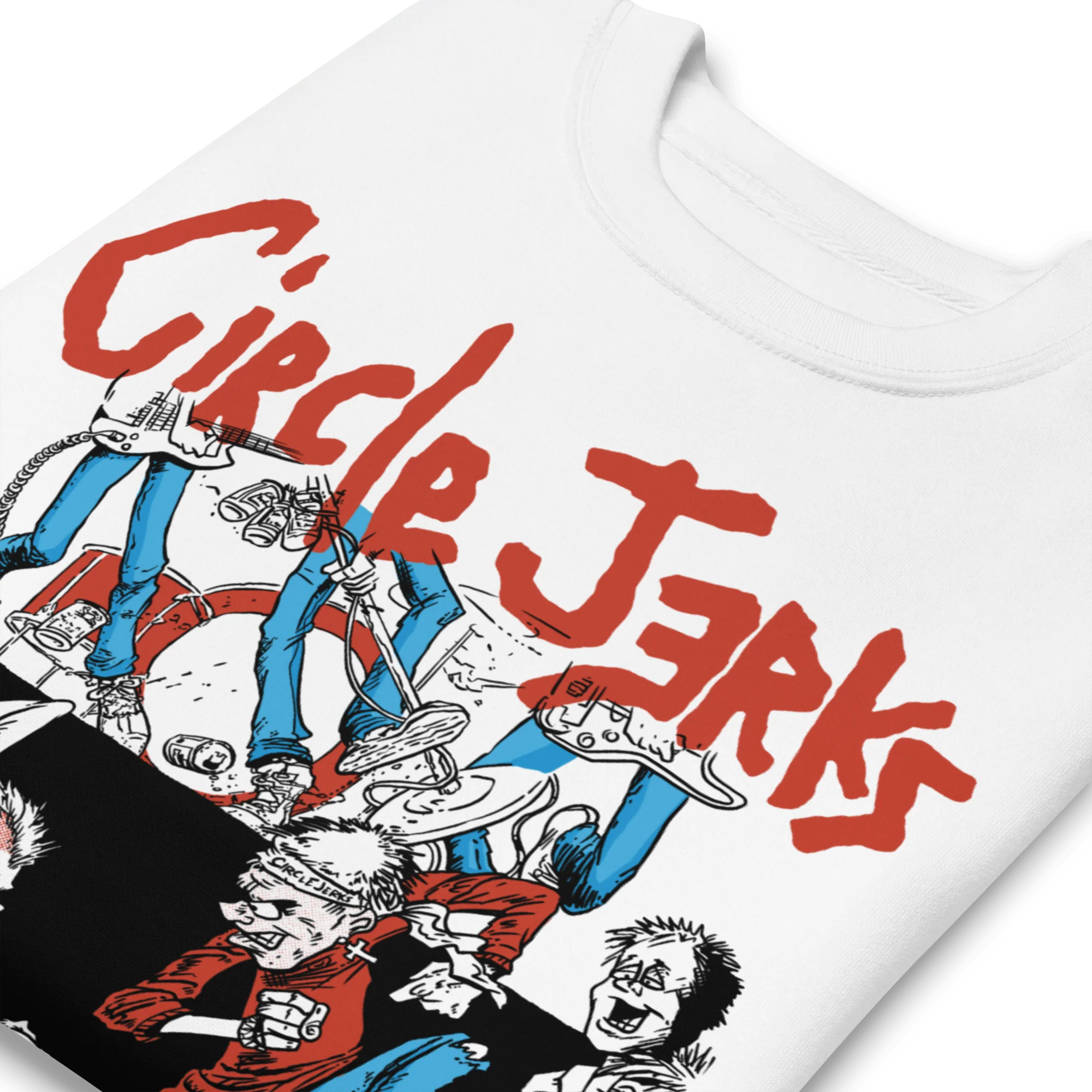 Circle Jerks - 1986 Wonderful Tour Vintage Sweatshirt - Image 3