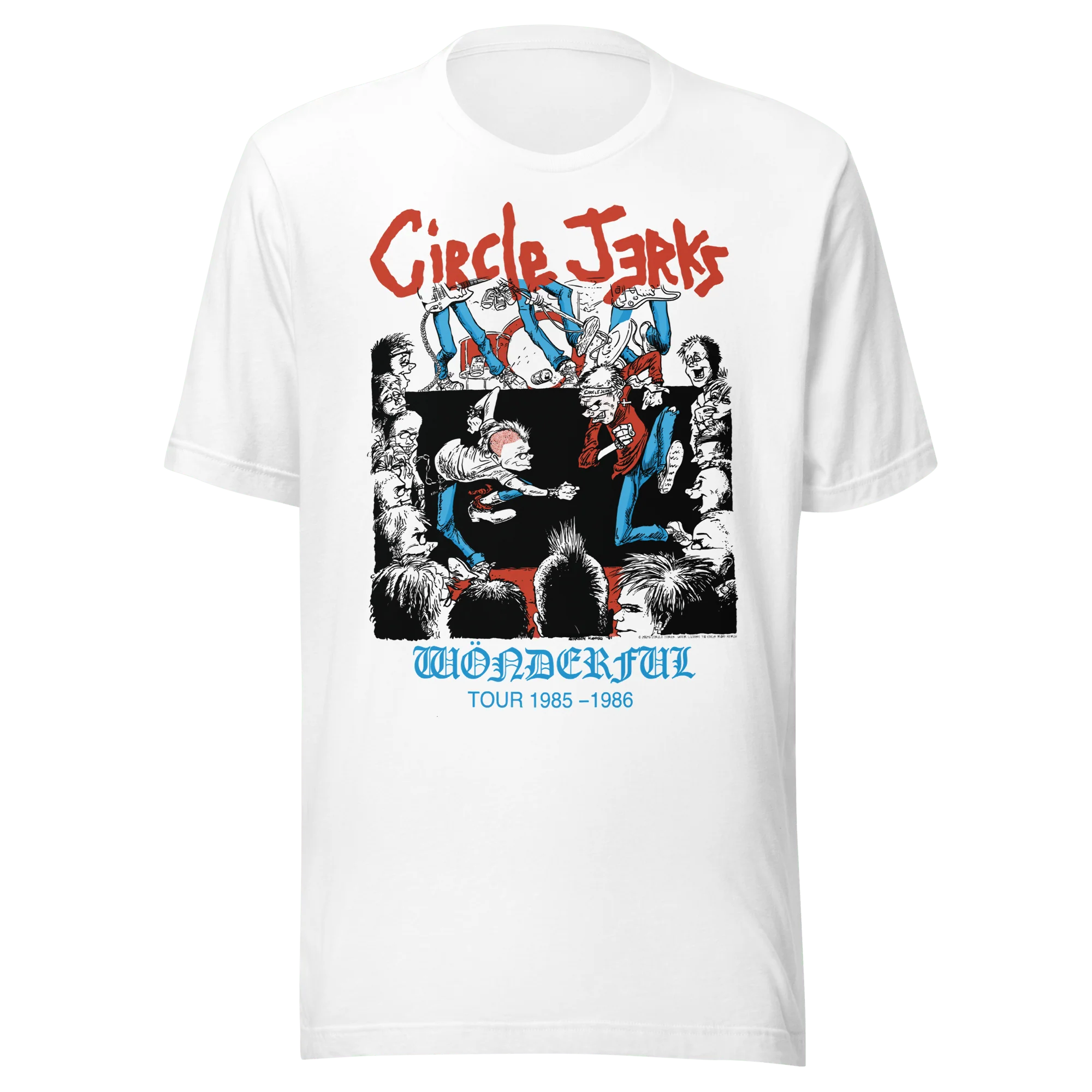 Circle Jerks - 1986 Wonderful Tour Vintage T-Shirt