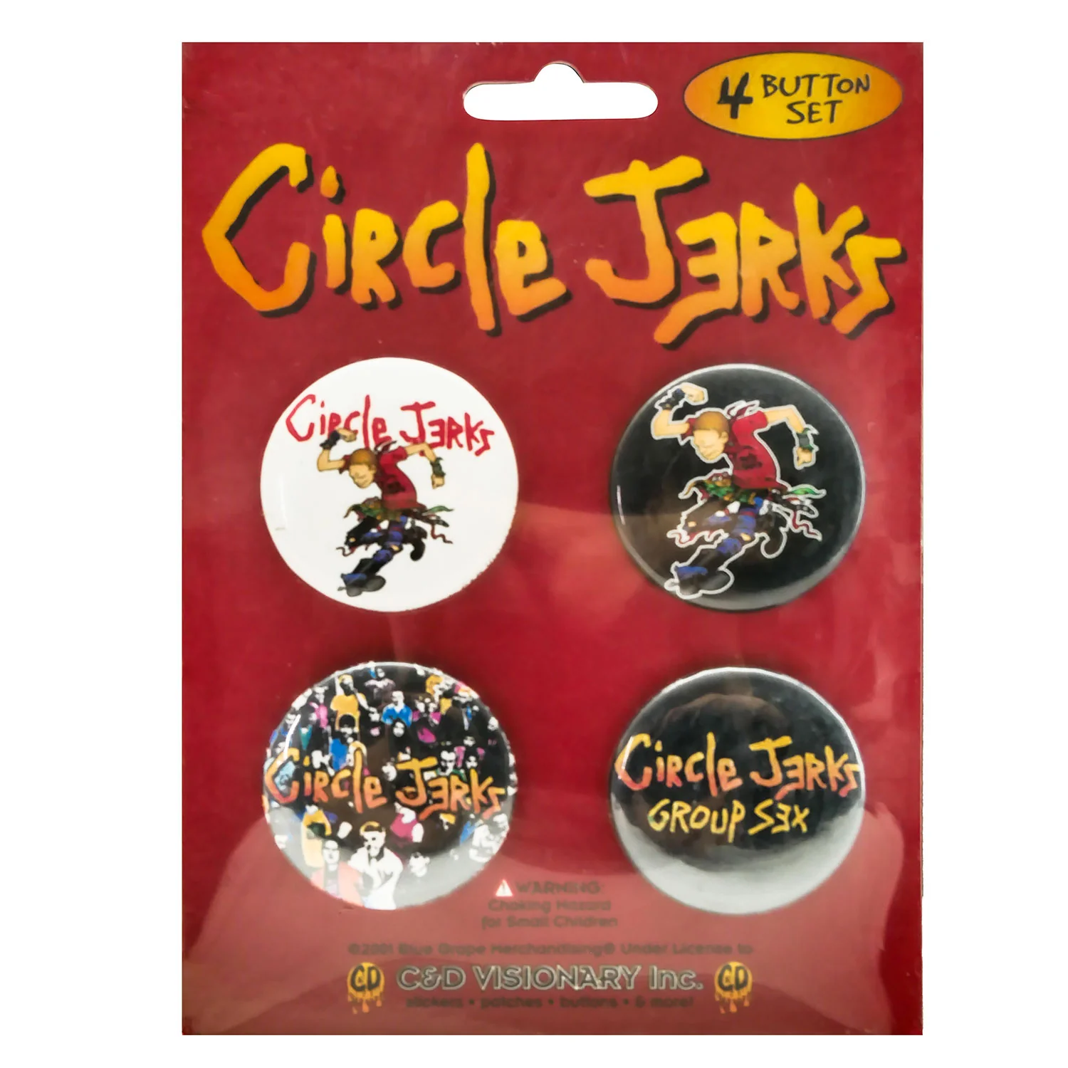 4 Button Set Collector Items