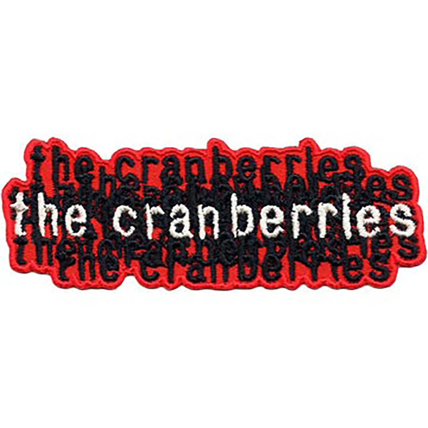 The Cranberries Stacked Logo Embroidered Patch