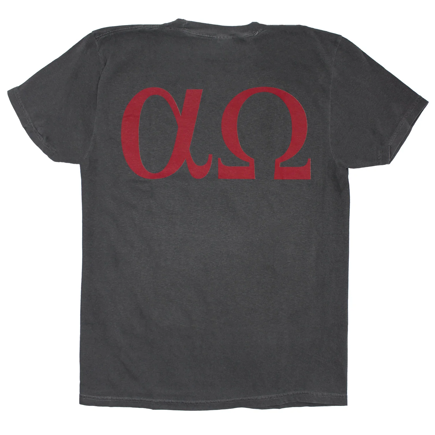 Alpha Omega (Comfort Colors Pepper) T-shirt - Image 2