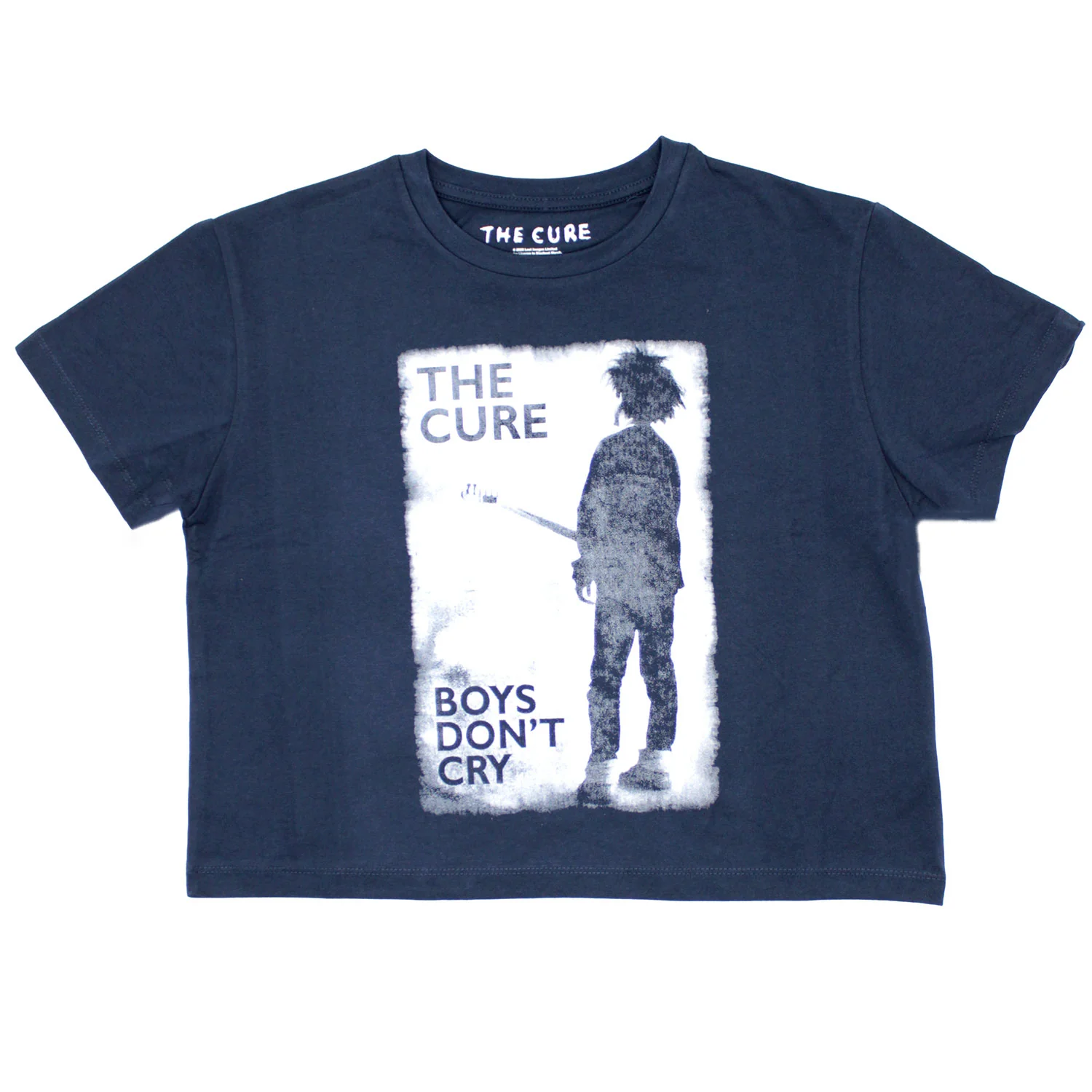 Boys Don't Cry B&W Ladies Crop Top Junior Top