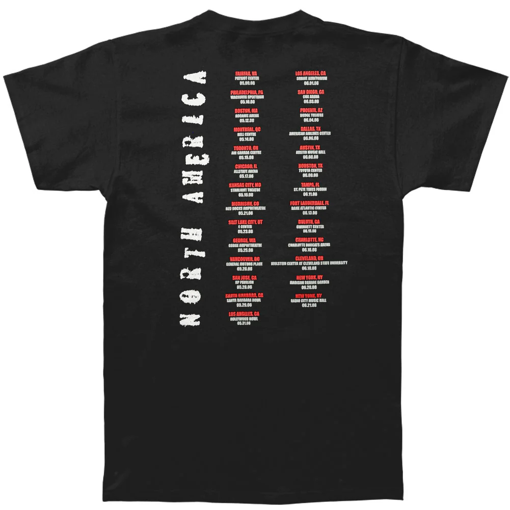 North America Tour 2008 T-shirt - Image 2