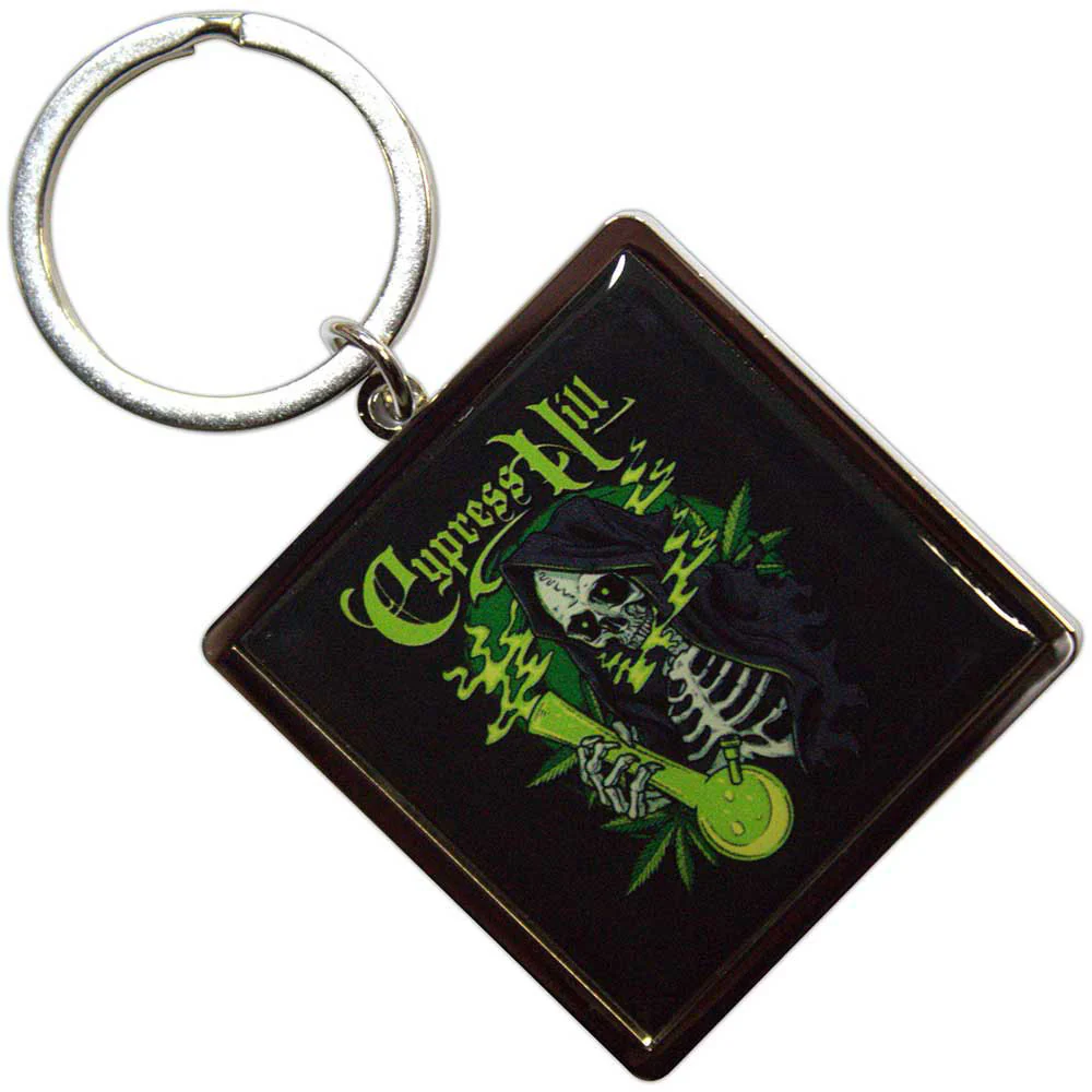 Skull Bong Metal Key Chain