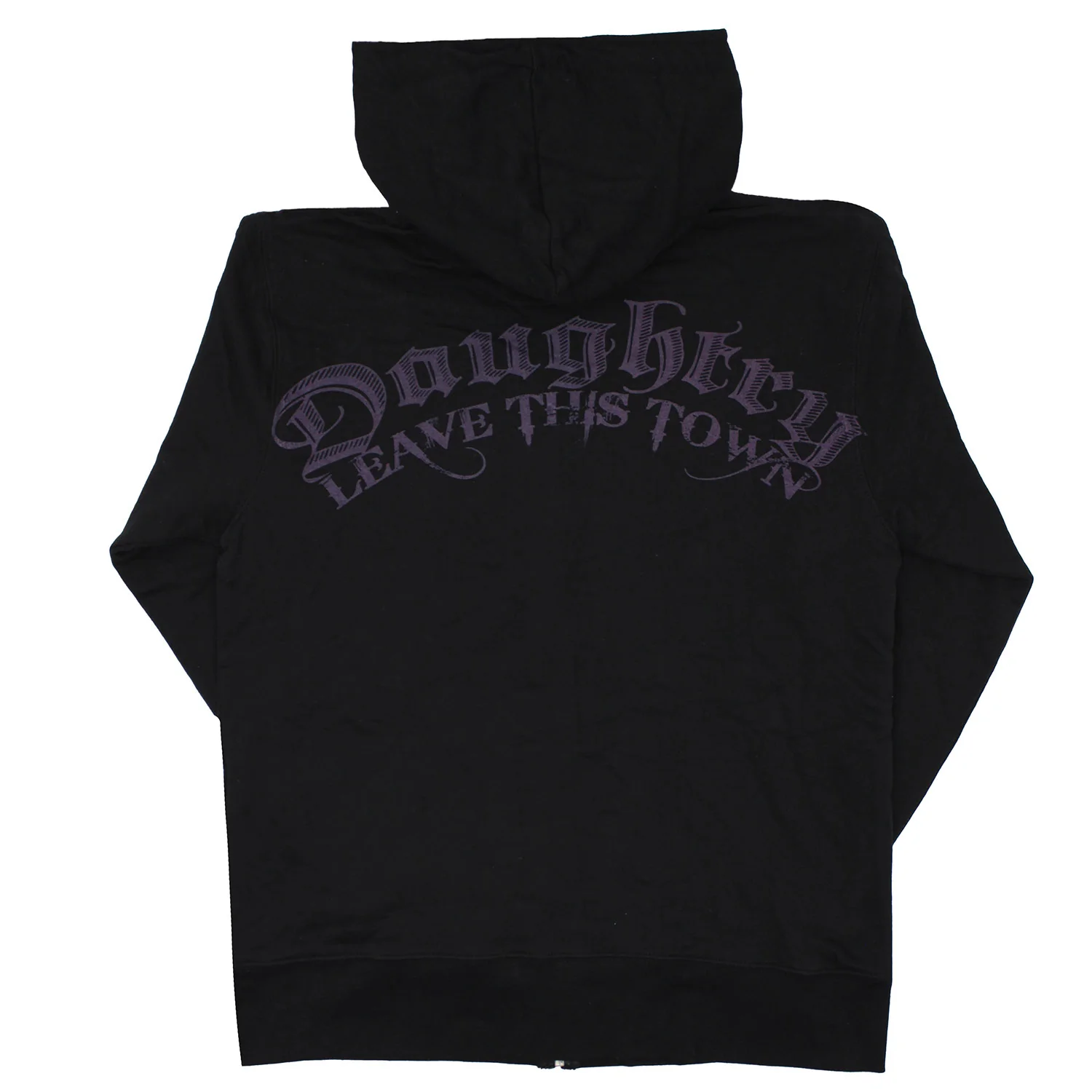 Leave This Town Zippered Hooded Sweatshirt - Image 2