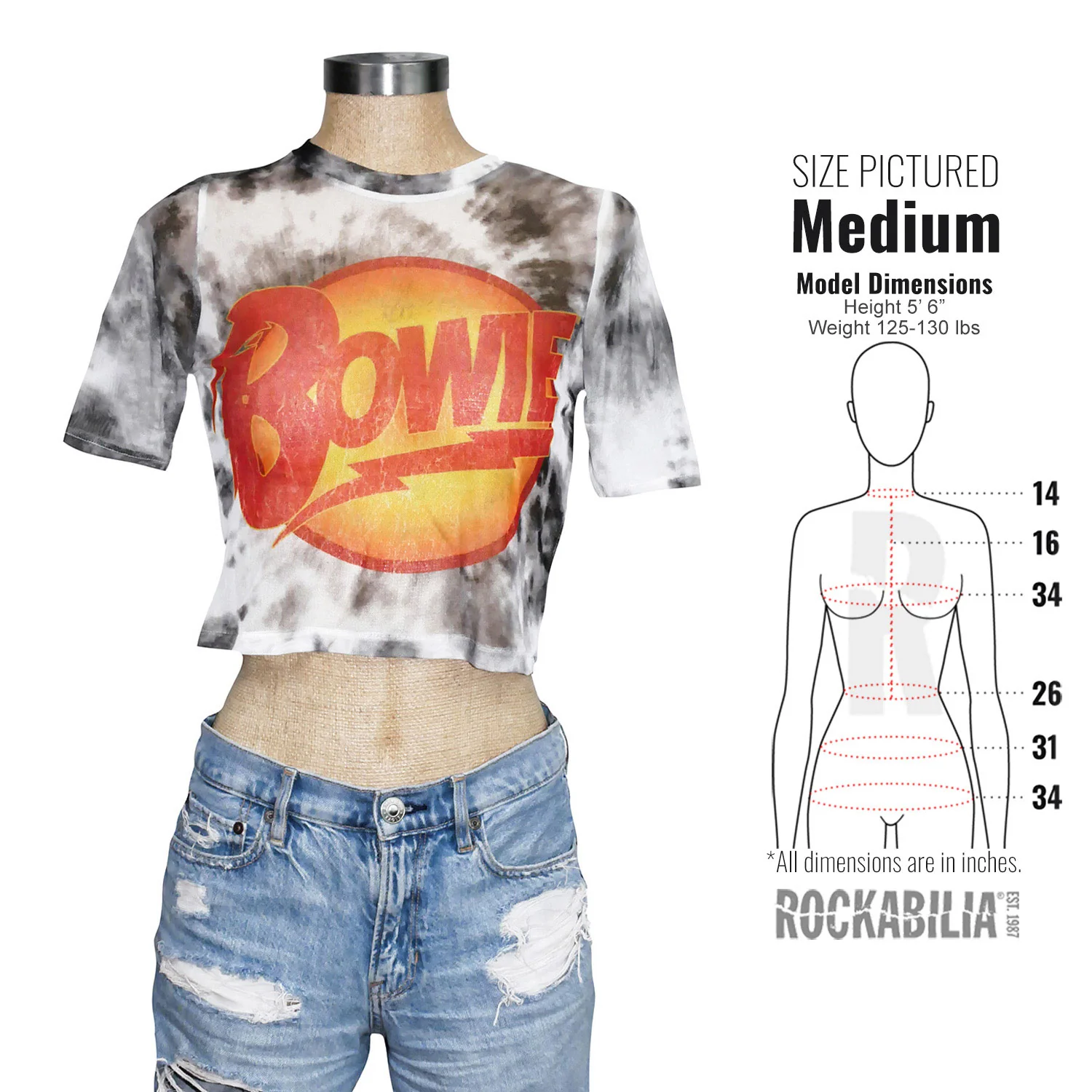 Diamond Dogs Logo Ladies Mesh Crop Top Junior Top - Image 4