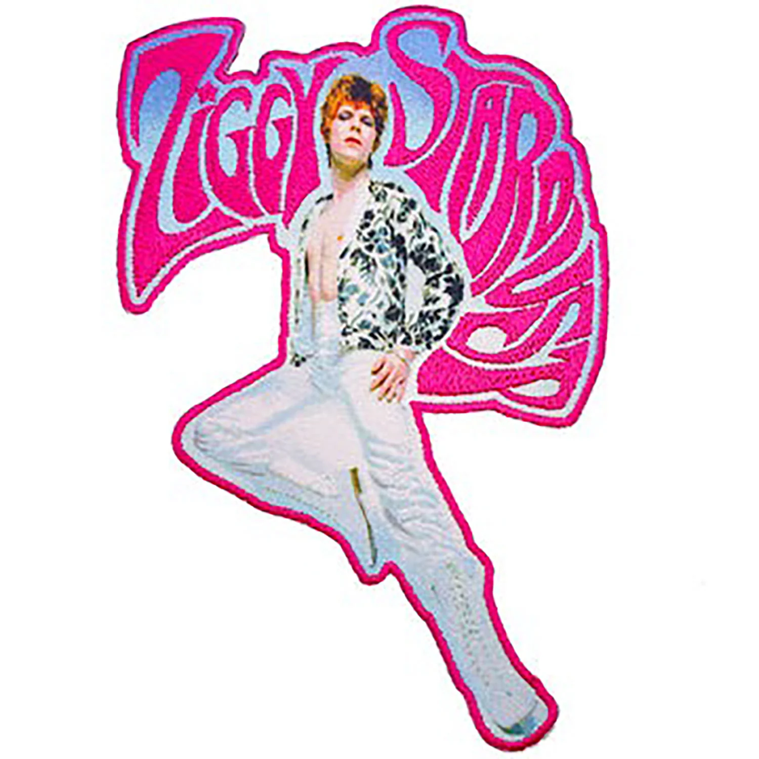 Ziggy Pose Embroidered Patch