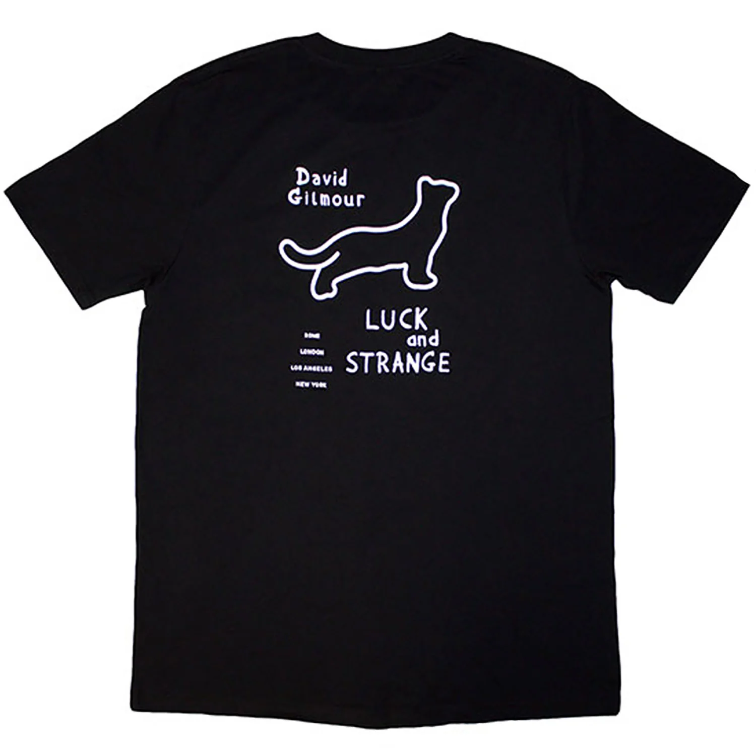 Luck & Strange Black Cat Strat T-shirt - Image 2