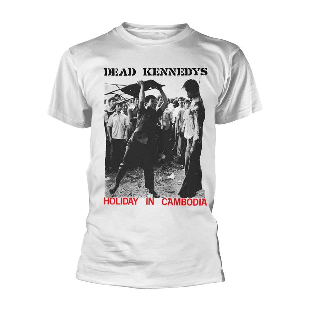 Holiday In Cambodia (white) T-shirt