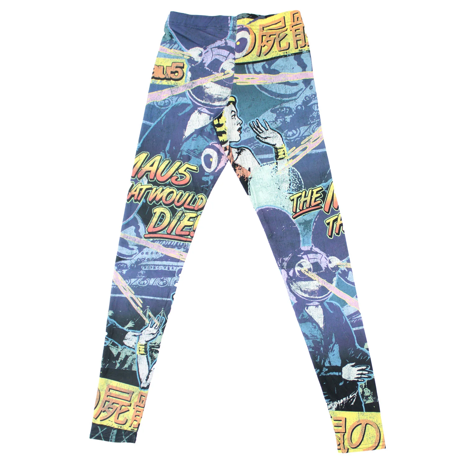 Collage Sublimated Juniors Spandex Leggings Yoga Pants - Image 2