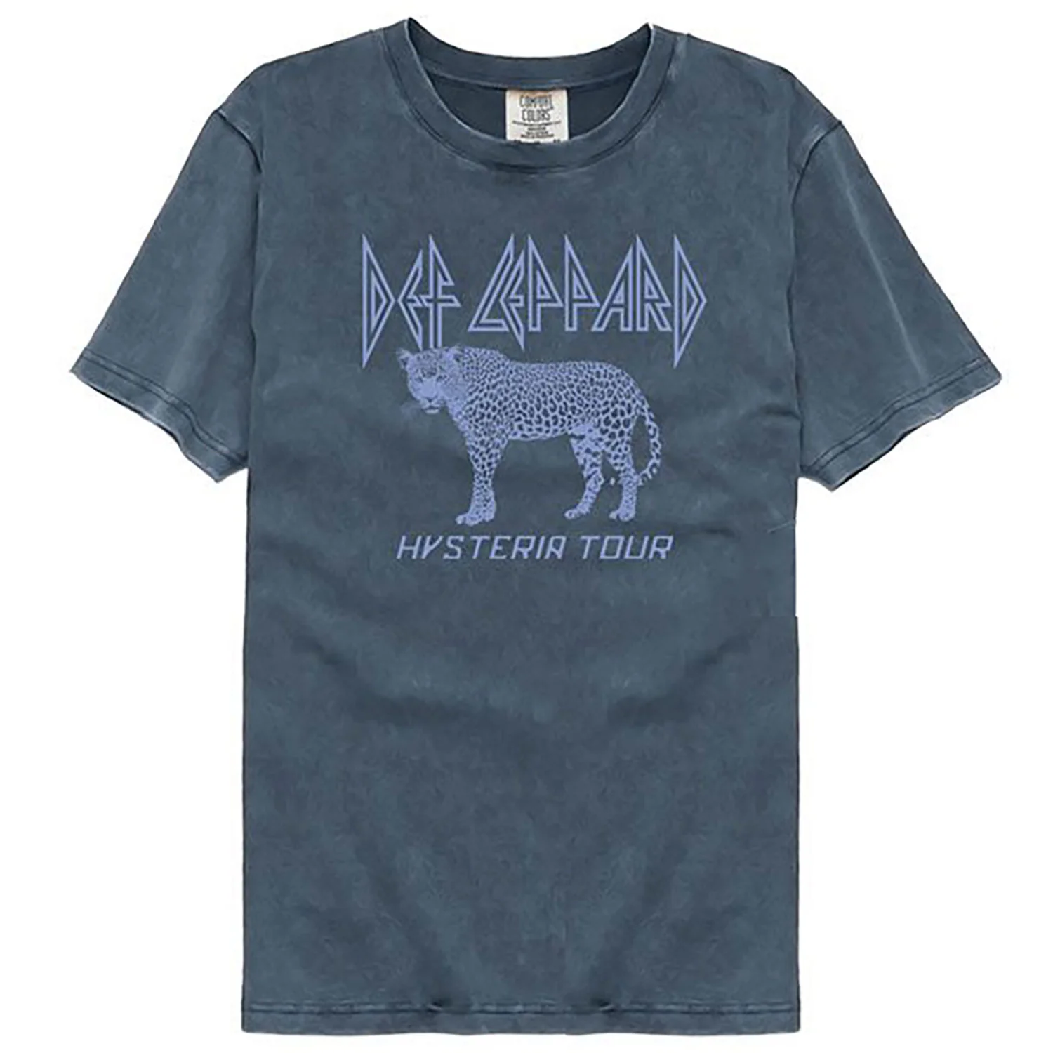 Def Leppard Hysteria Tour 1987 F B Comfort Color T-shirt