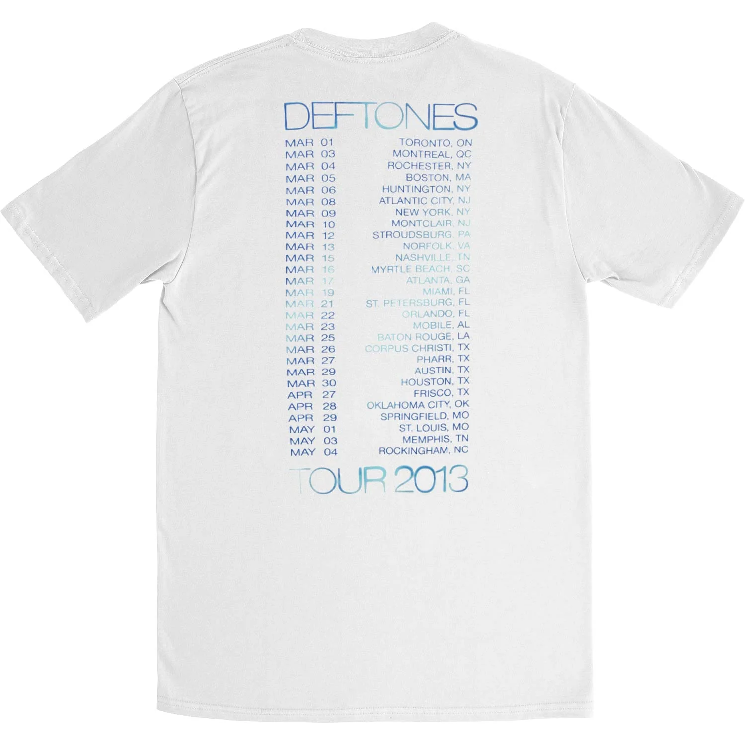 X-Ray 2013 Tour Slim Fit T-shirt - Image 2