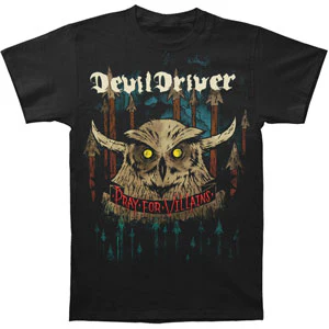 Jumbo Owl Pray For Villains T-shirt