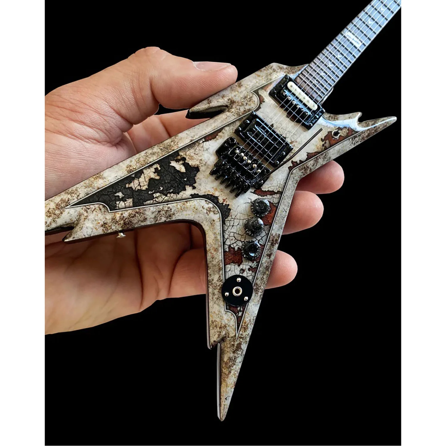 Dean Dimebag Rust Razorback Mini Guitar Collector Items - Image 3