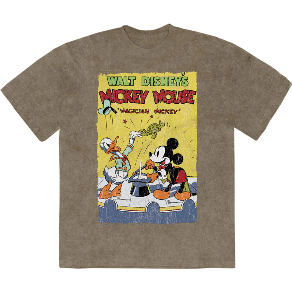 Mickey Magician Stone Wash T-shirt