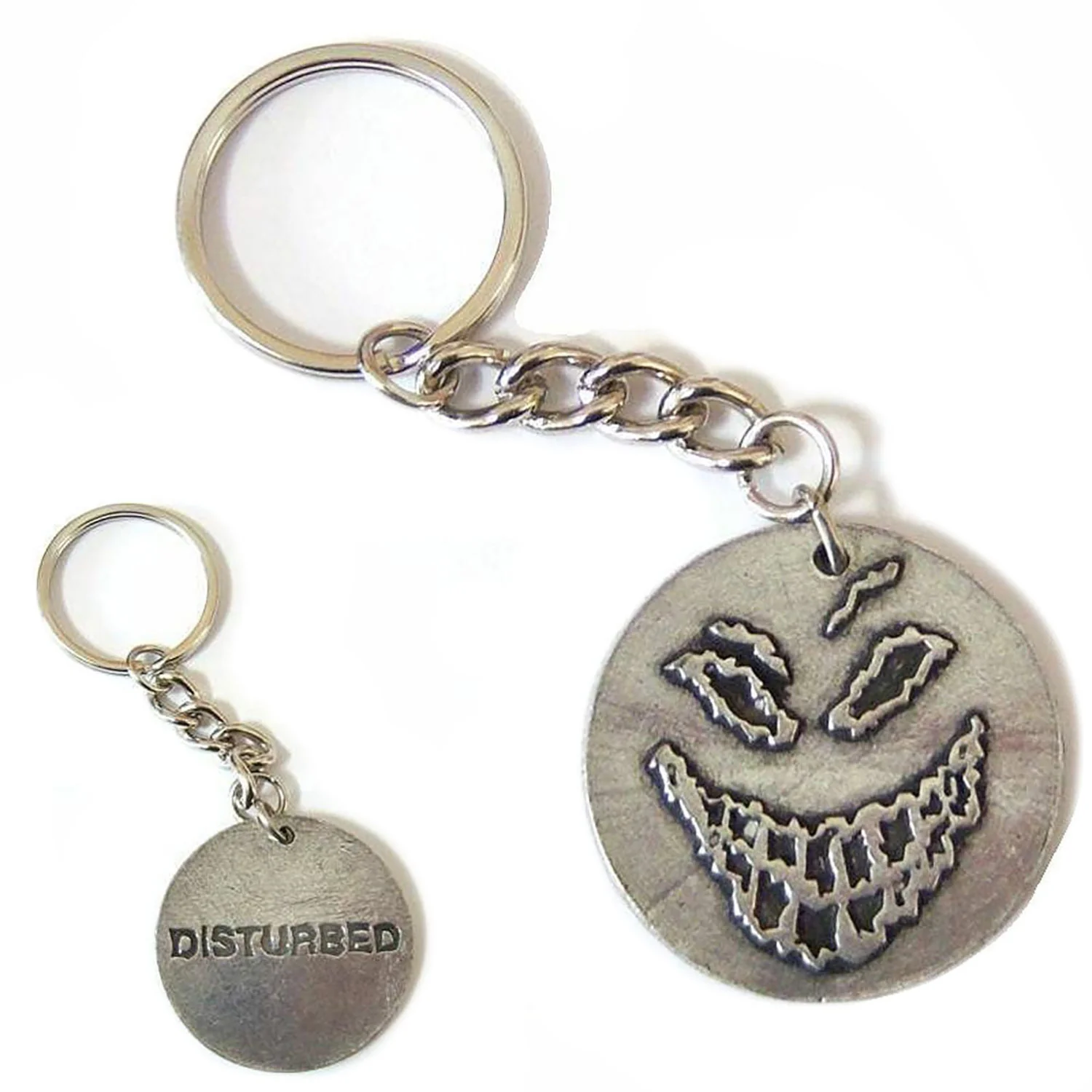 Scary Guy Face Logo Metal Key Chain Metal Key Chain